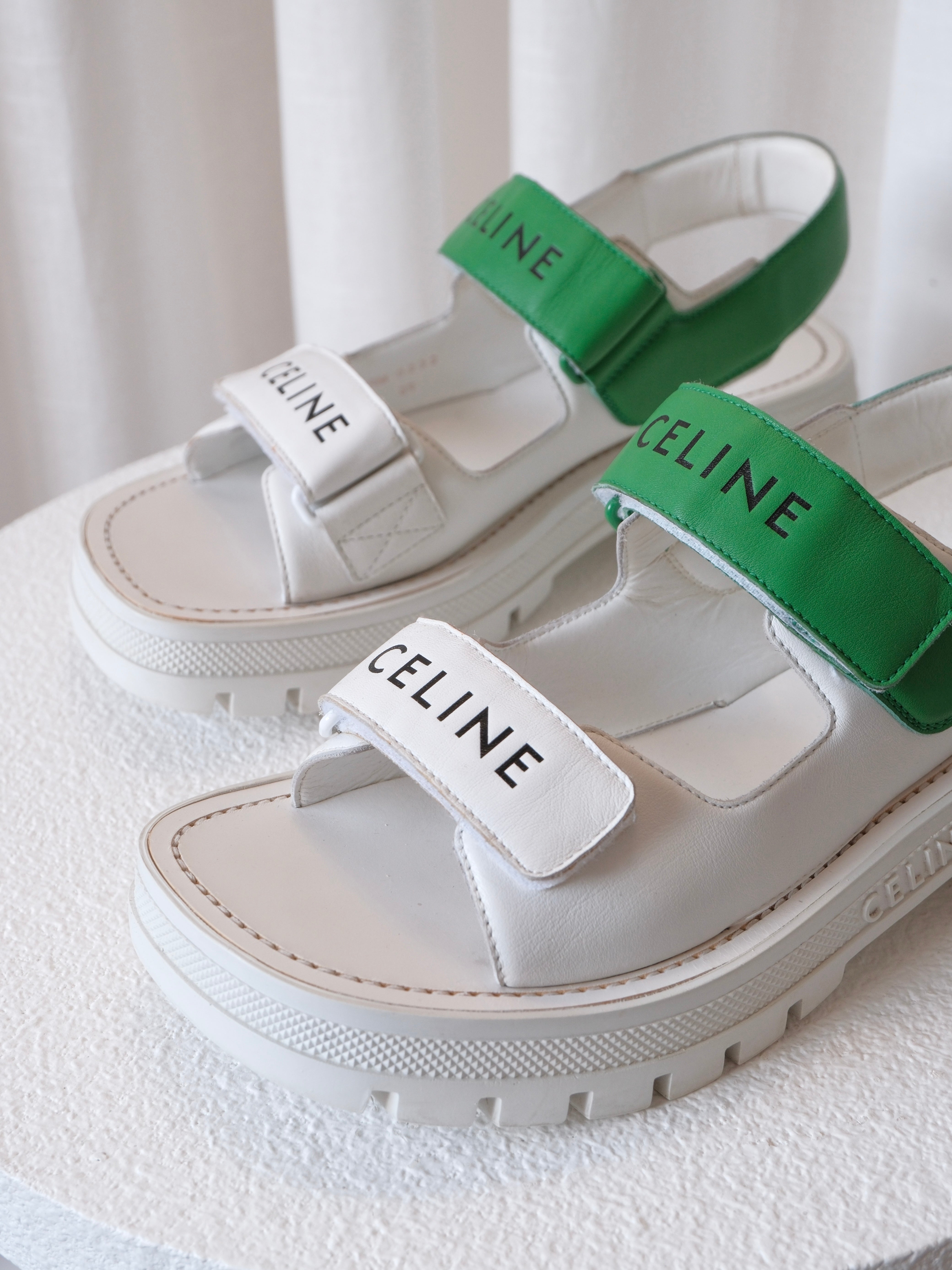 SS22 'Leo' Leather Sandals, Size 39