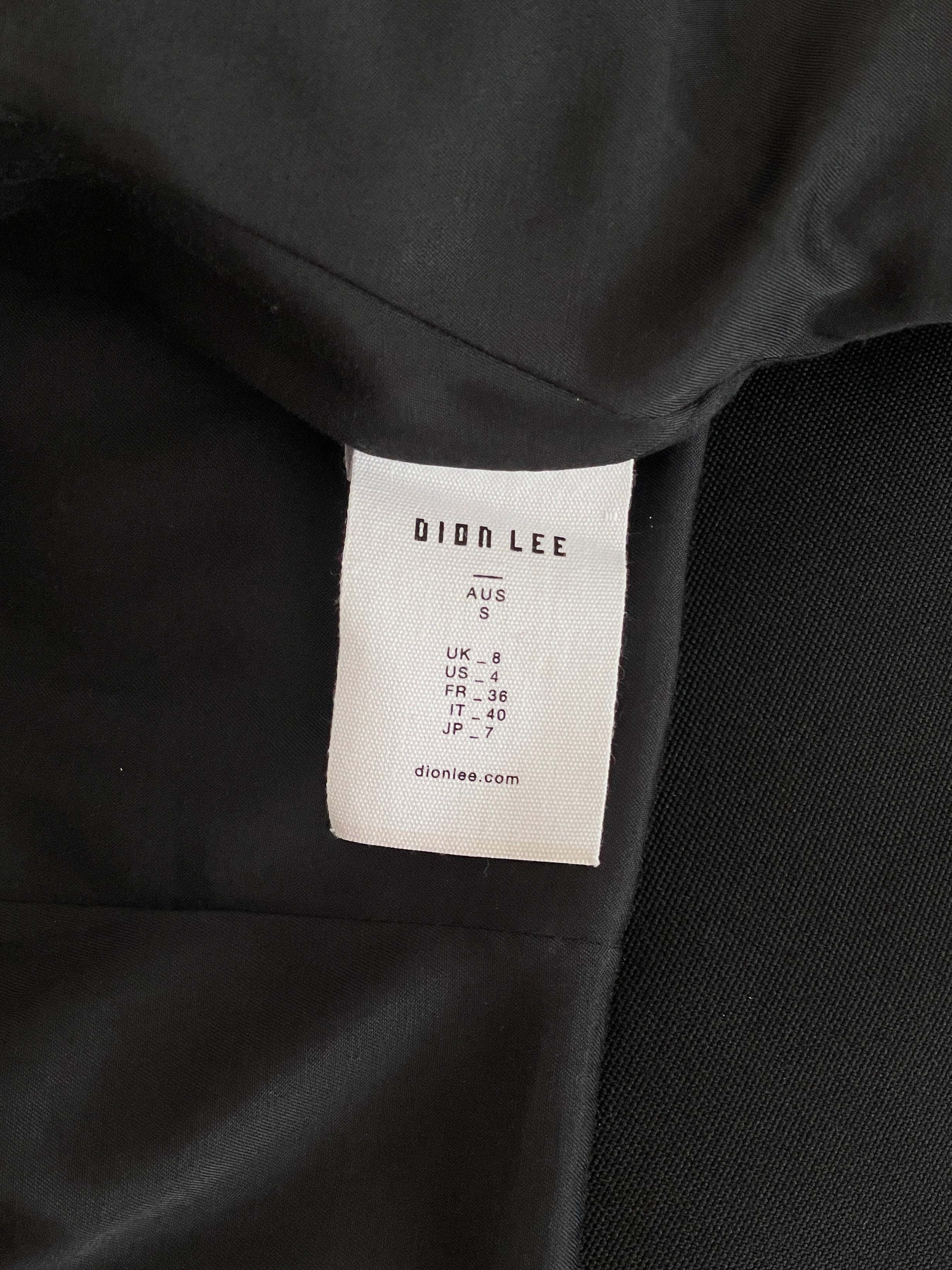 Bar Hook Cropped Blazer Jacket, Size AU 8