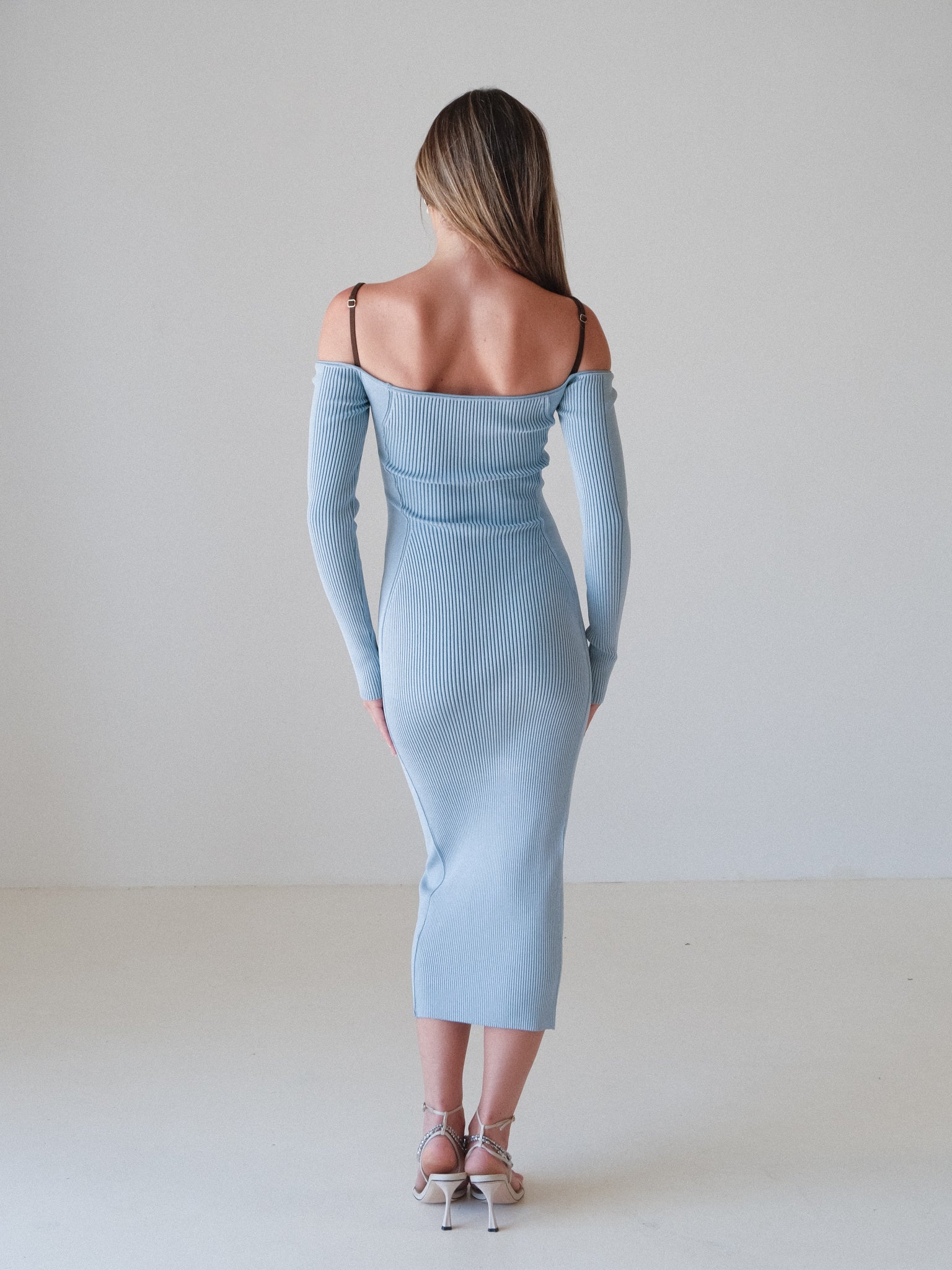'La Robe Sierra' Knit Midi Dress, Size FR 34 | AU 6