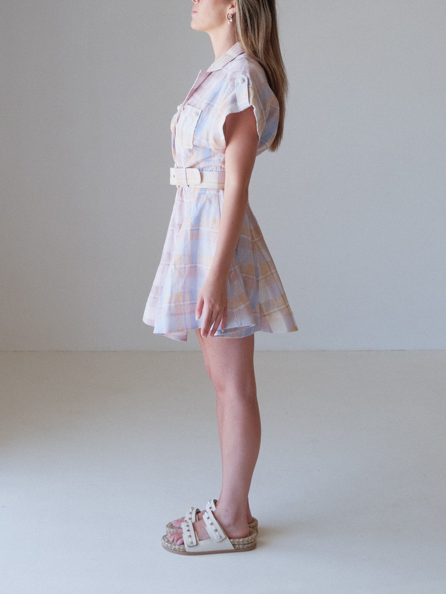 'Dancer' Spliced Mini Dress, Size 0 | AU 8