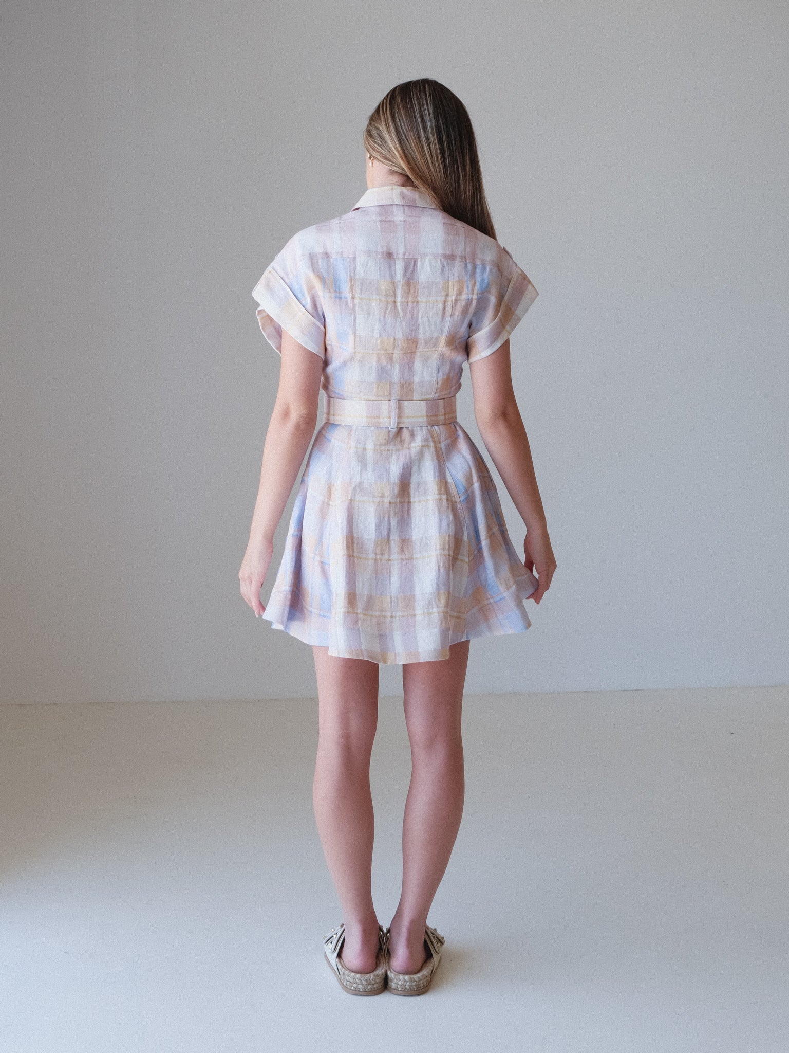 'Dancer' Spliced Mini Dress, Size 0 | AU 8