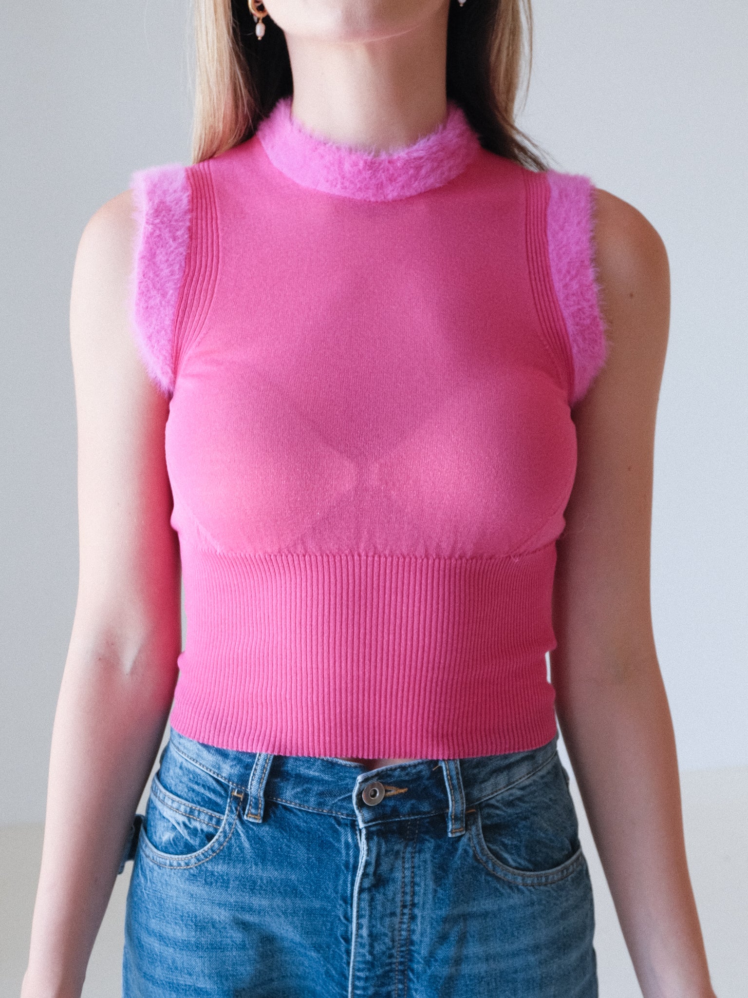 'La Maille Ascosu' Tank Top, Size FR 38 | AU 10