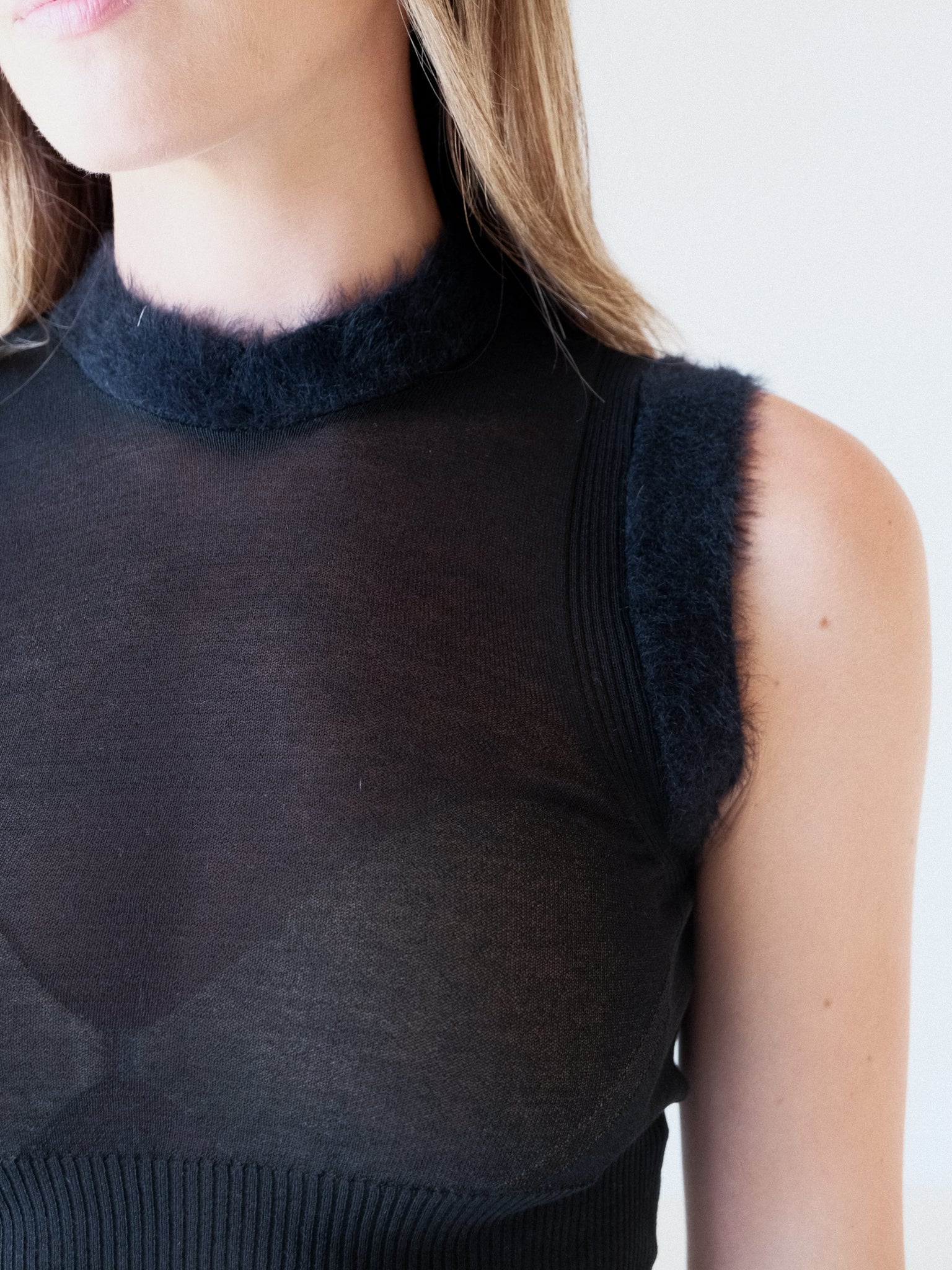 'La Maille Ascosu' Tank Top, Size FR 36 | AU 8