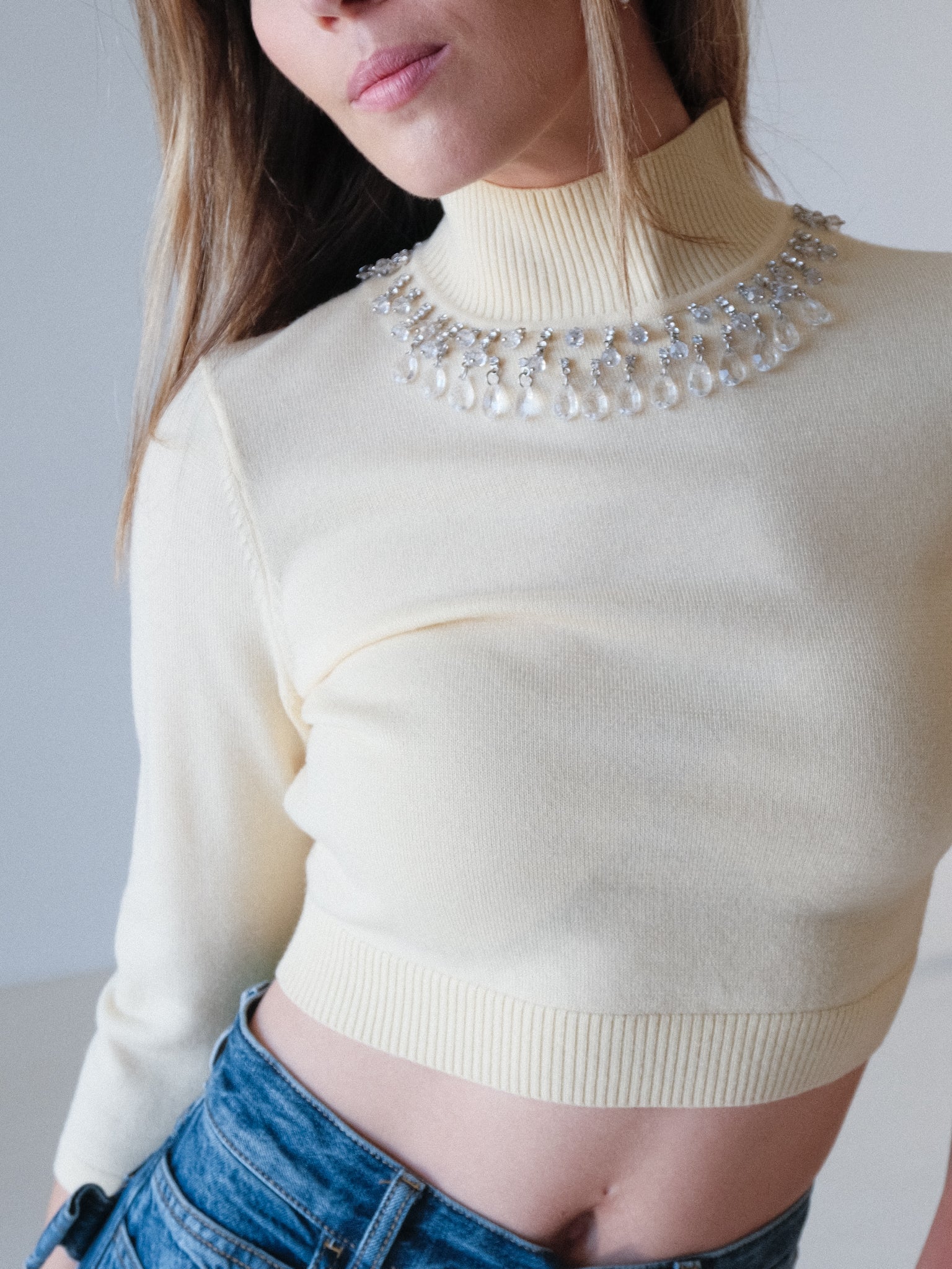 'Matchmaker' Crystal Knit Sweater, Size 1 | AU 10