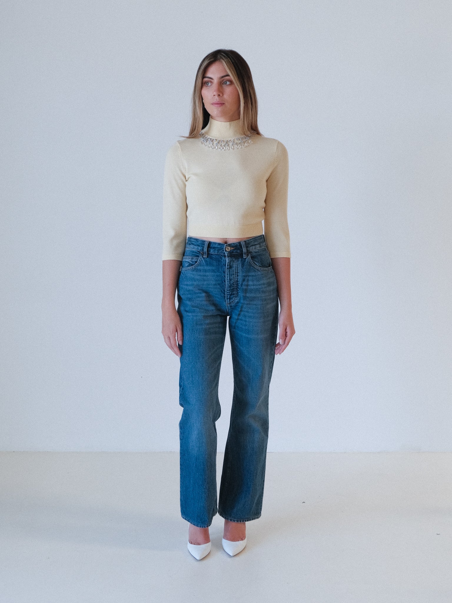 'Matchmaker' Crystal Knit Sweater, Size 1 | AU 10