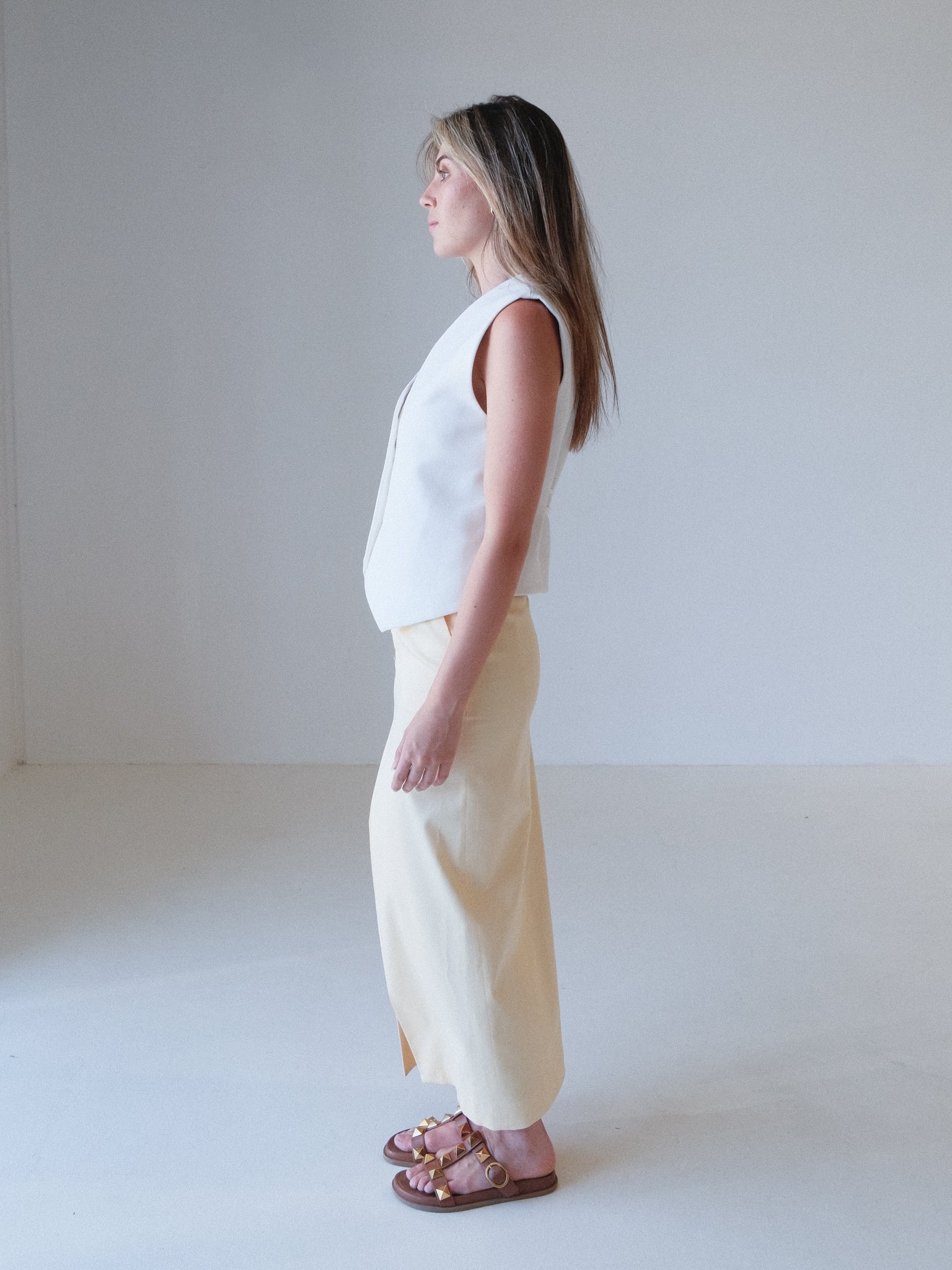 'Madrid' Sleeveless Vest, Size AU 6