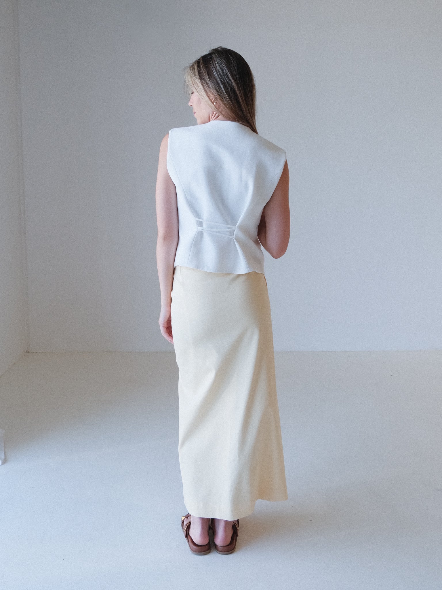 'Madrid' Sleeveless Vest, Size AU 6