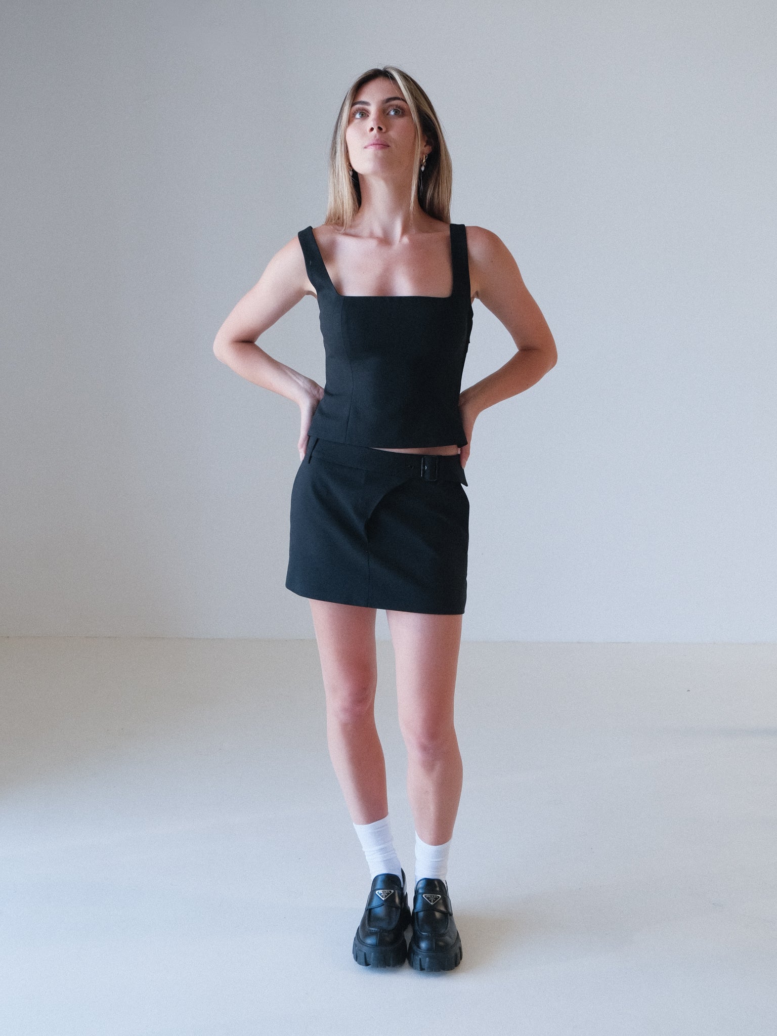 'Leonardo' Belted Bodice Top, Size 1 | AU 8