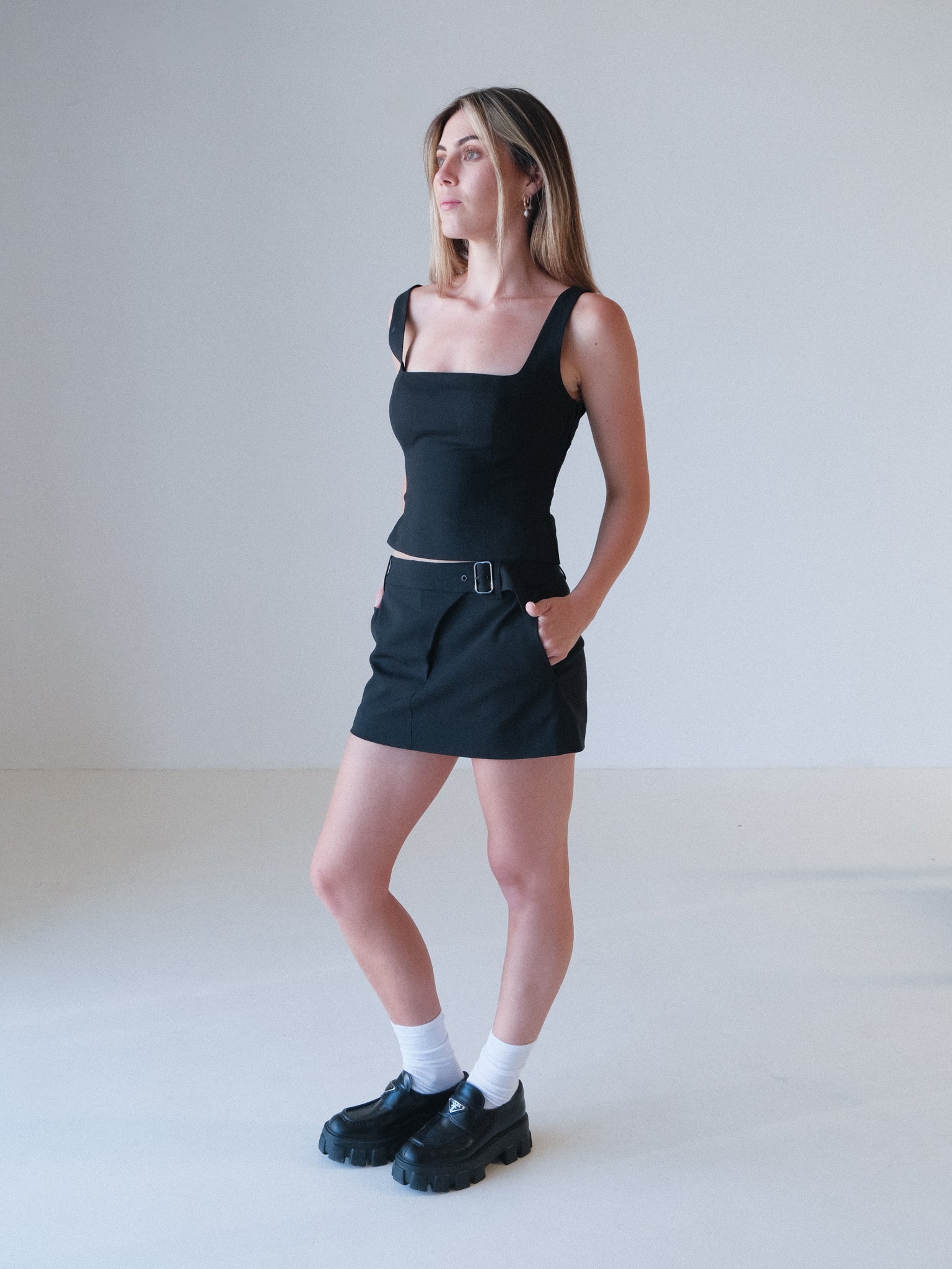 'Leonardo' Belted Bodice Top, Size 1 | AU 8