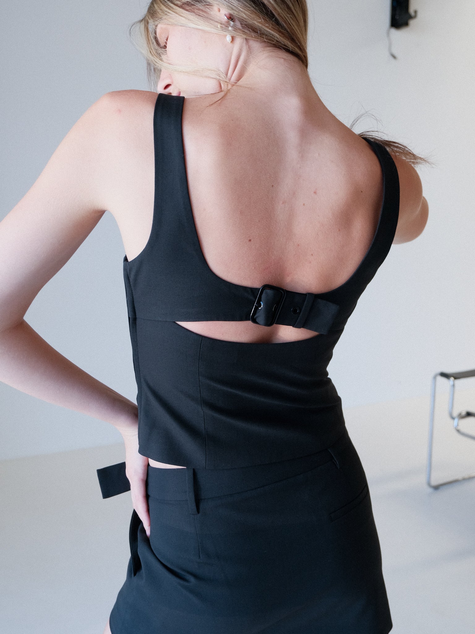 'Leonardo' Belted Bodice Top, Size 1 | AU 8