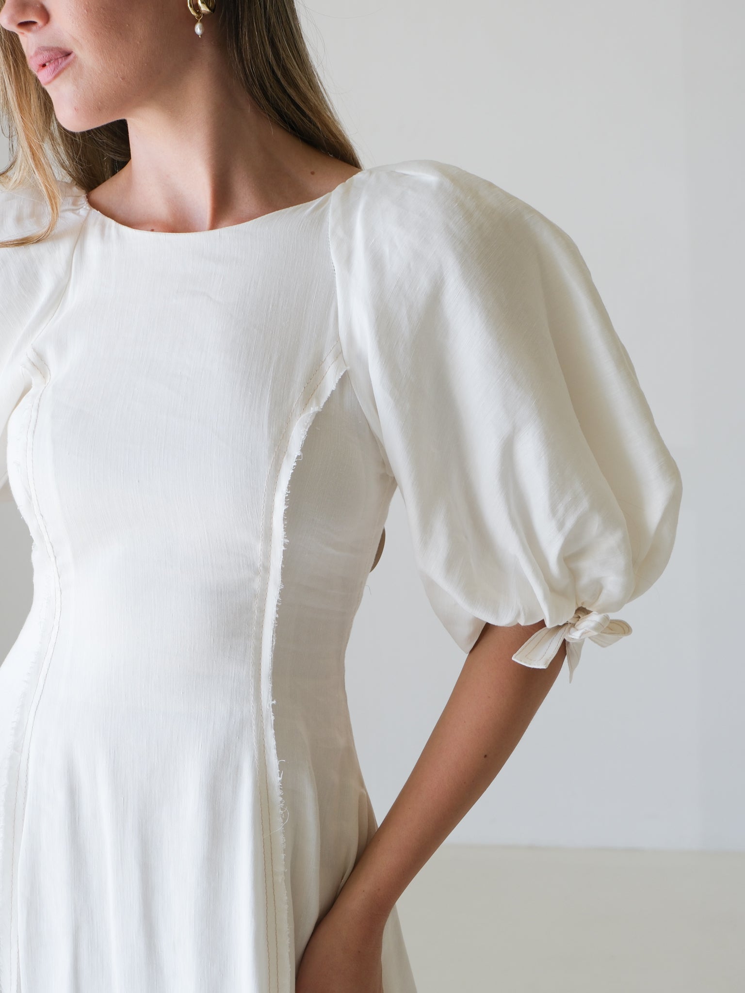 'Overture' Laced Ballet Midi Dress, Size AU 6