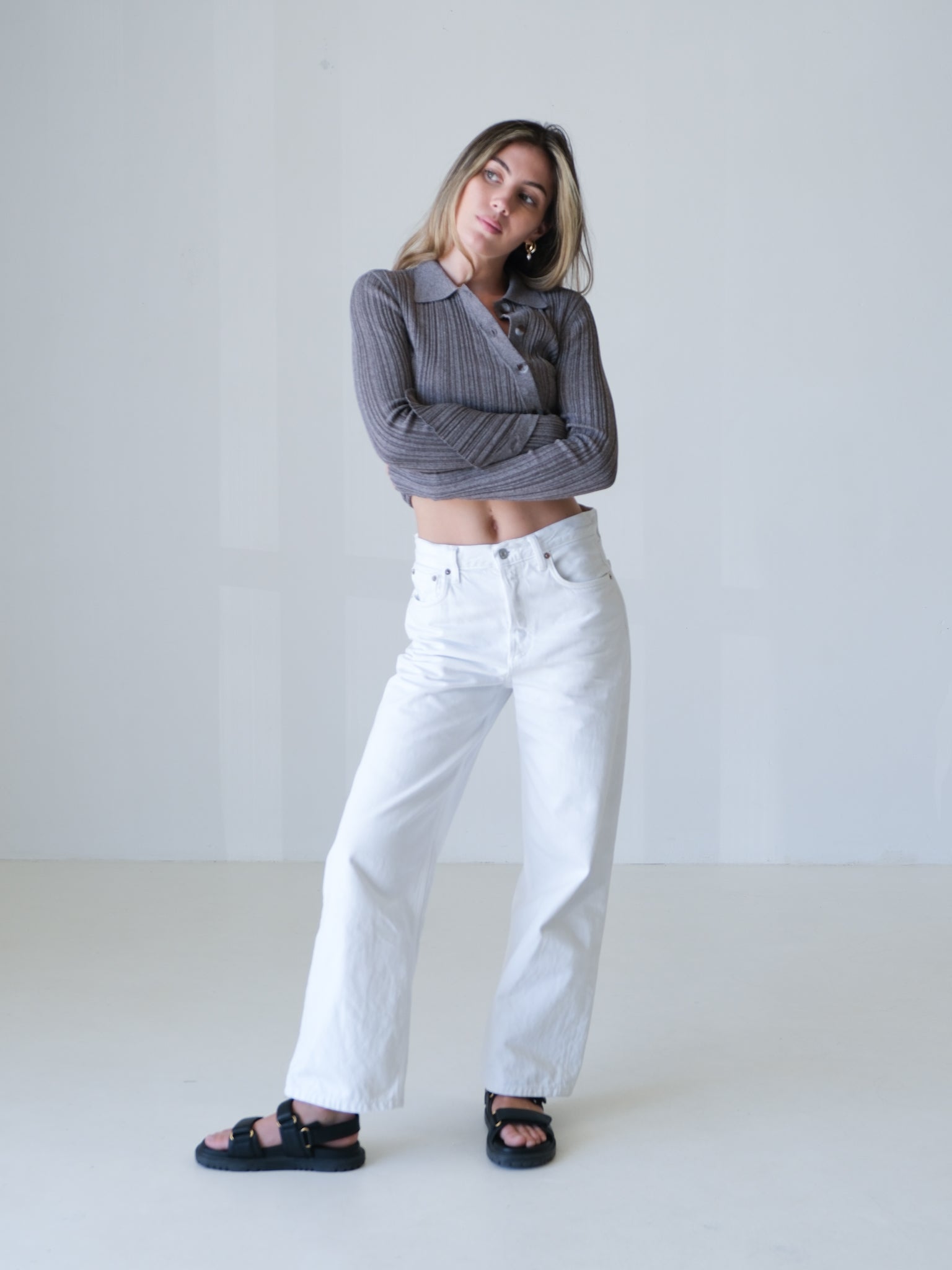 'Low Slung Baggy' 30.5" Denim Jeans, Size 24