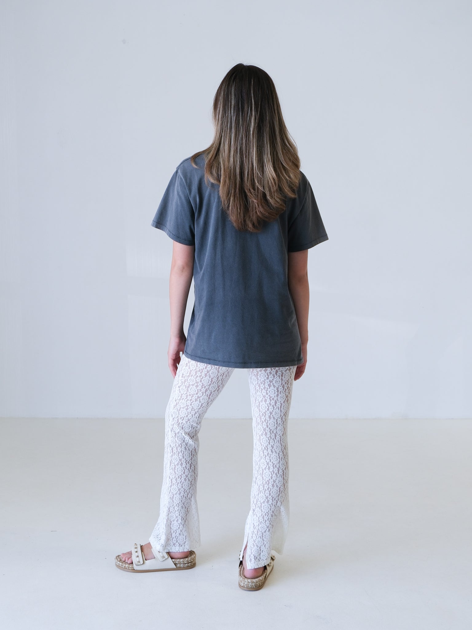 Low Rise Lace Legging, Size S