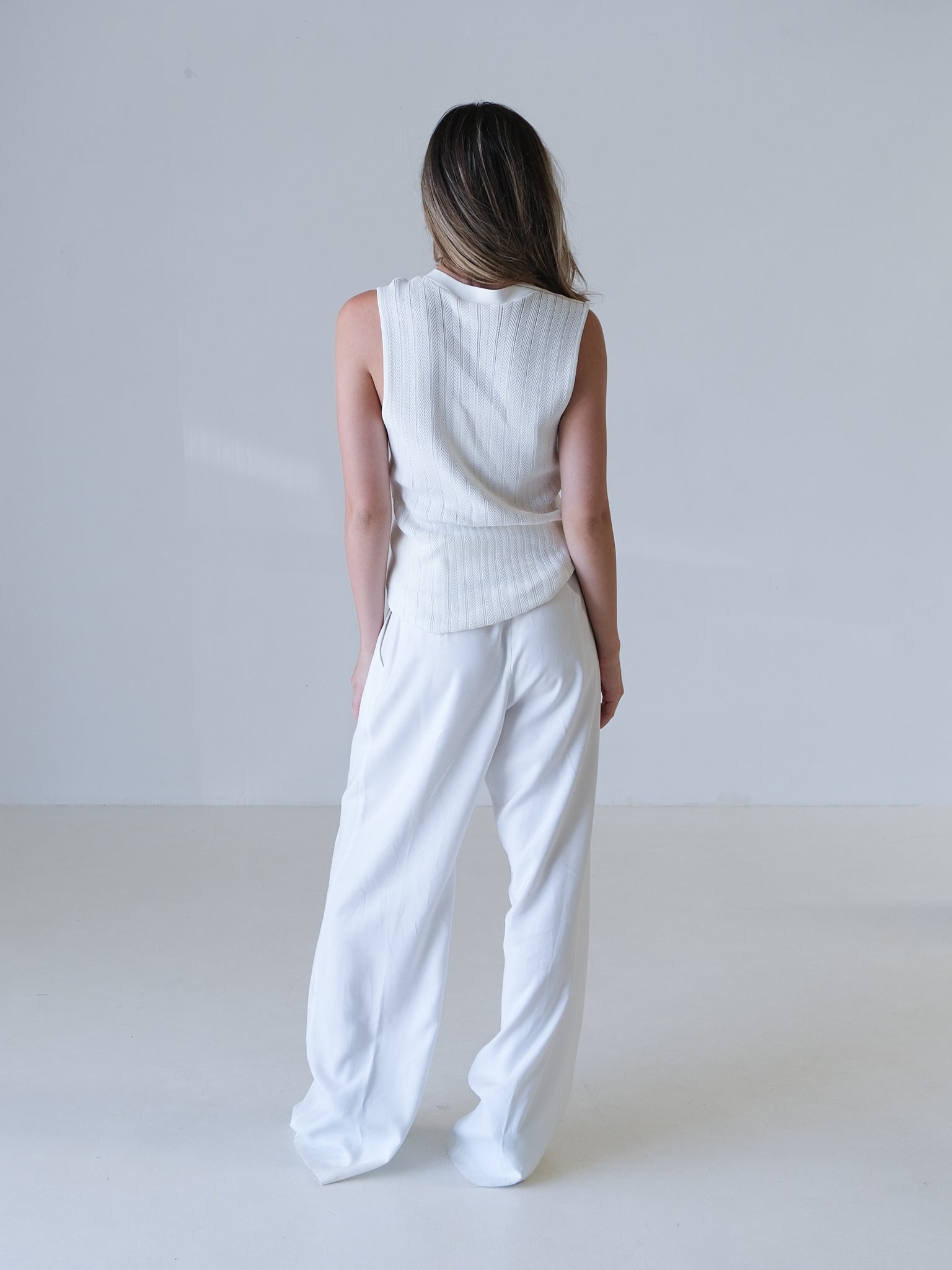 'Plaza' Sleeveless Knit Top, Size 4 | AU 14