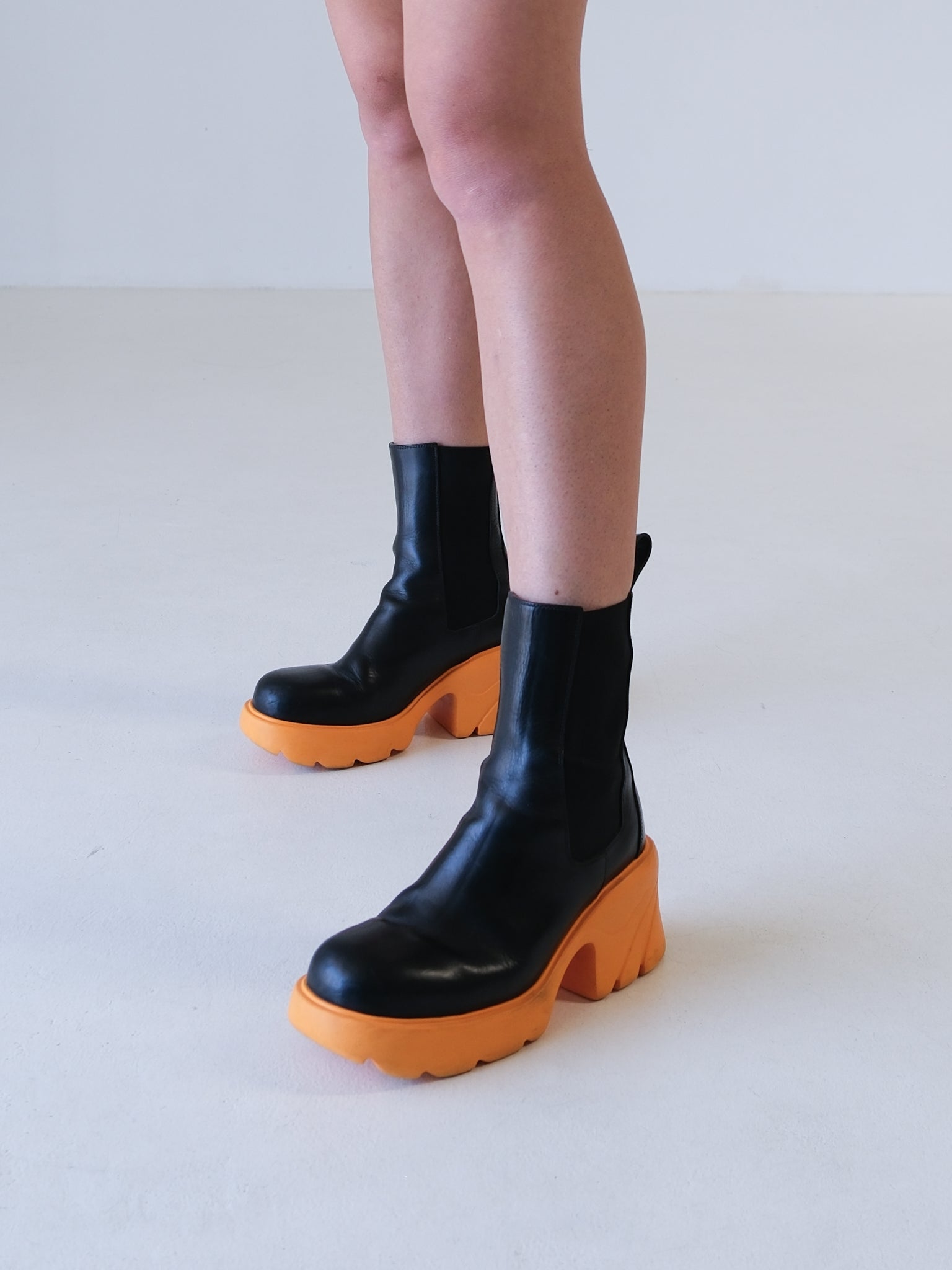 'Flash' Platform Ankle Boots, Size 38