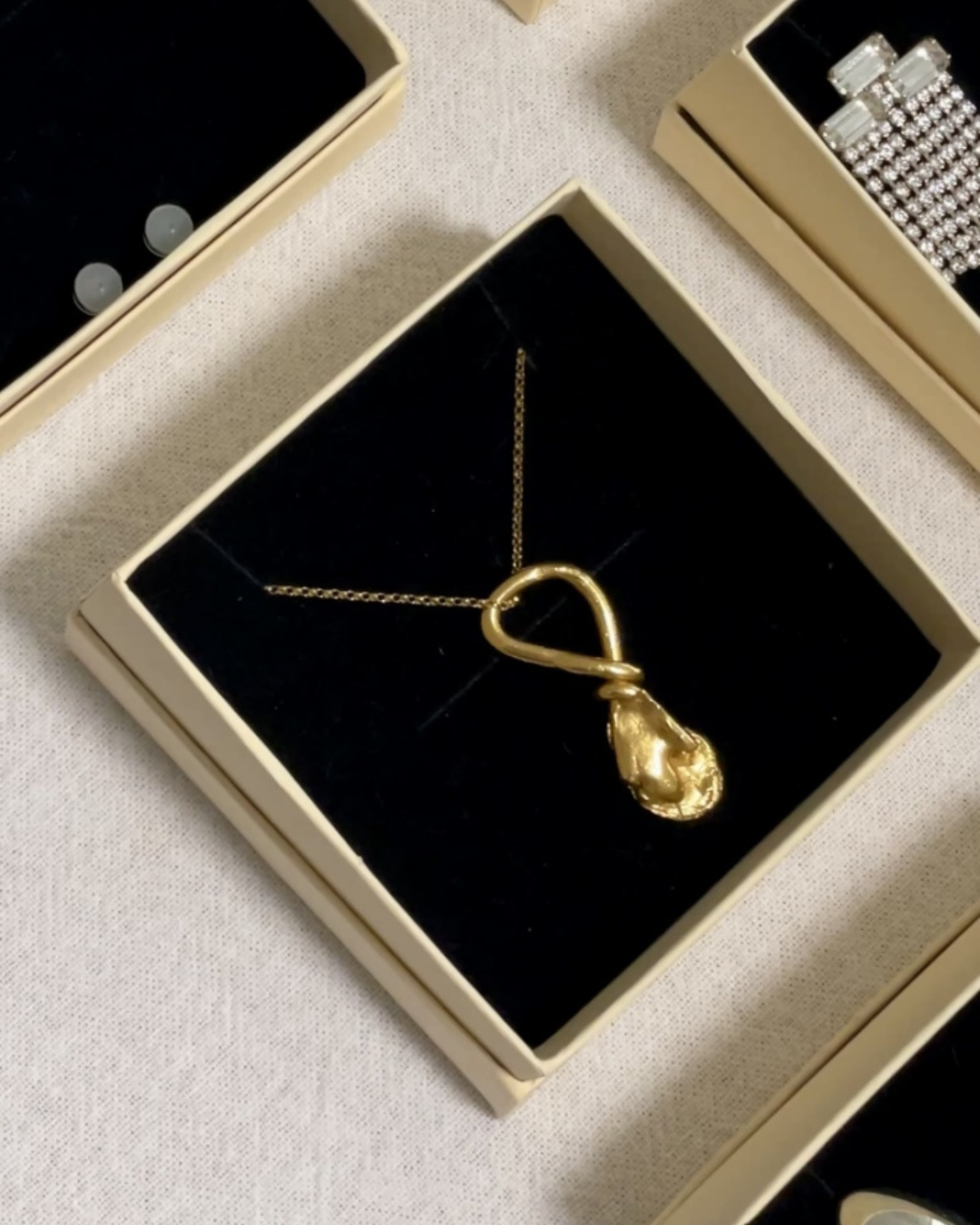 'The Milkyway Untold' 24kt Gold-Plated Necklace
