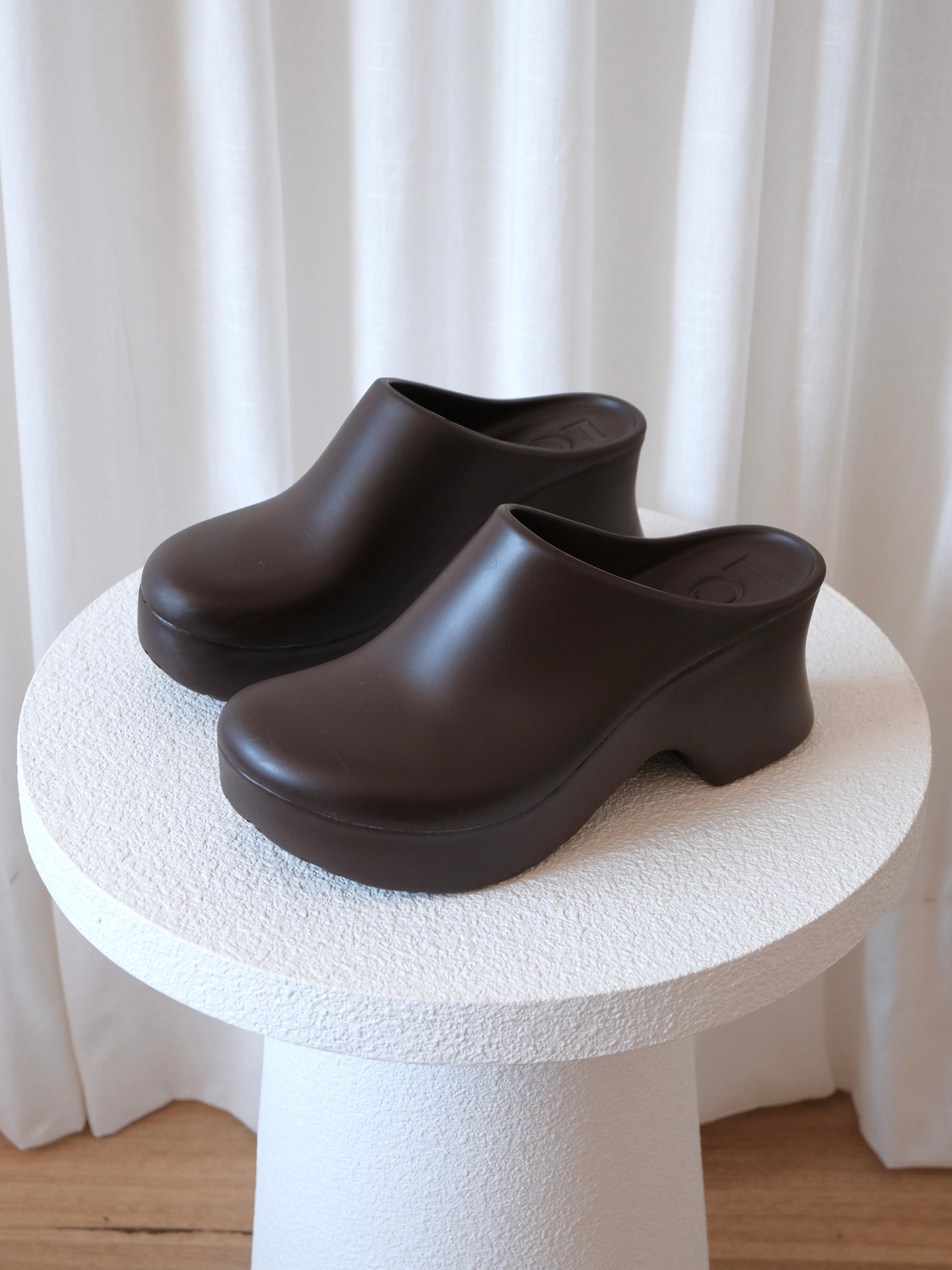 'Terra' Foam Wedge Clogs 90, Size EU 38