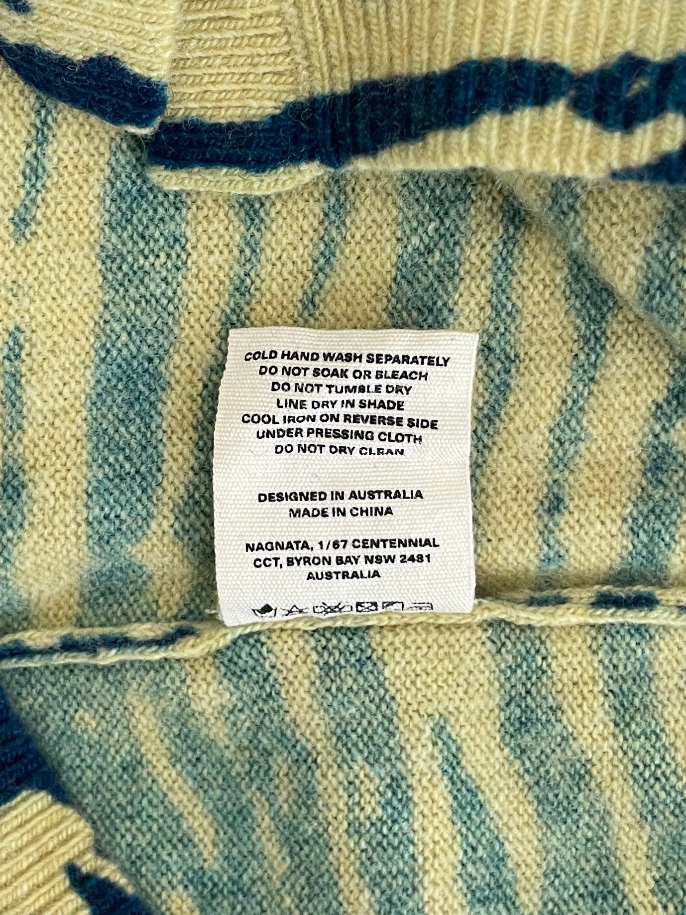 'Mirage' Cropped Knit Cardigan, Size S