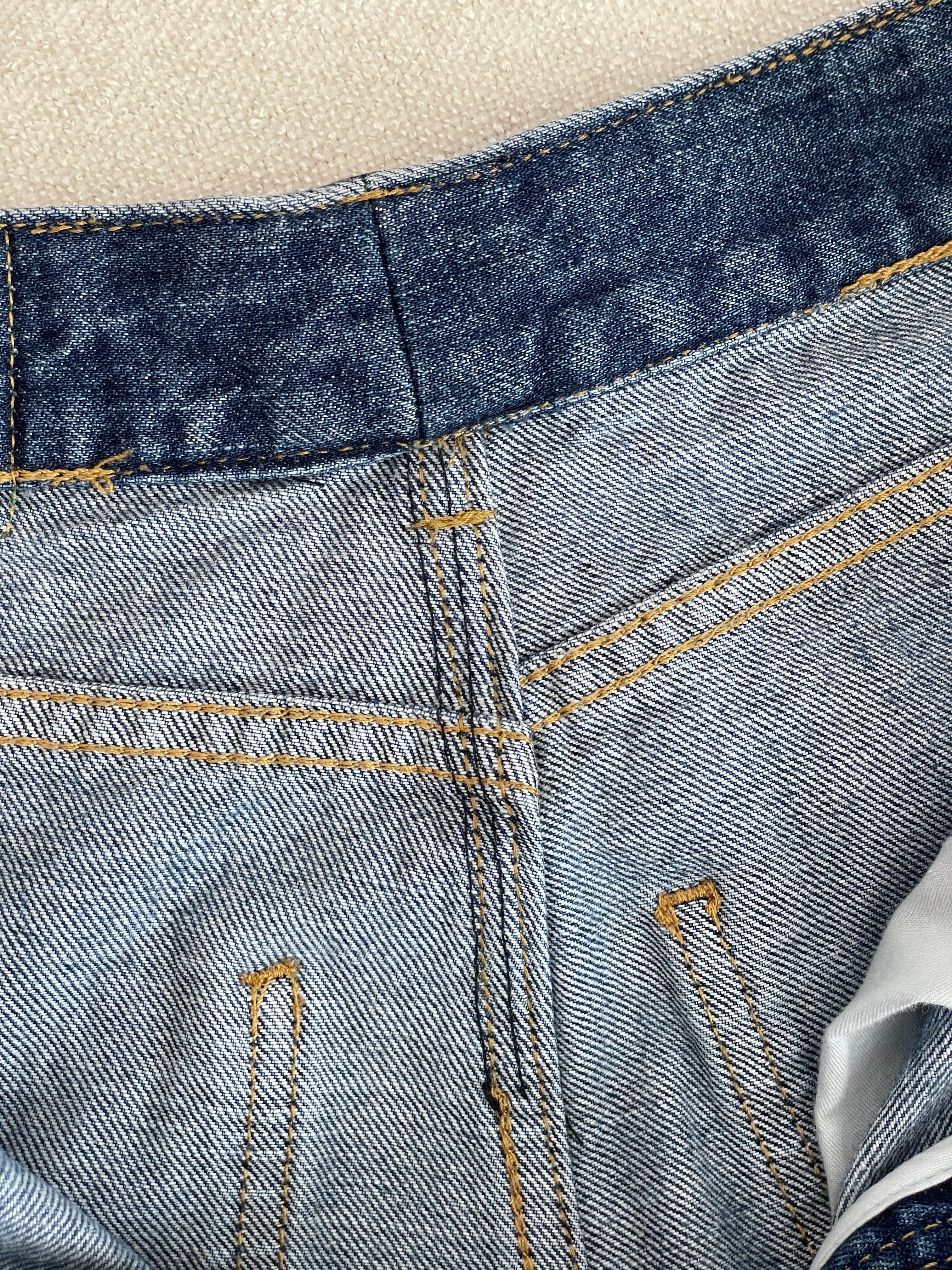 High Rise Straight Denim Jeans, Size 38 | AU 6