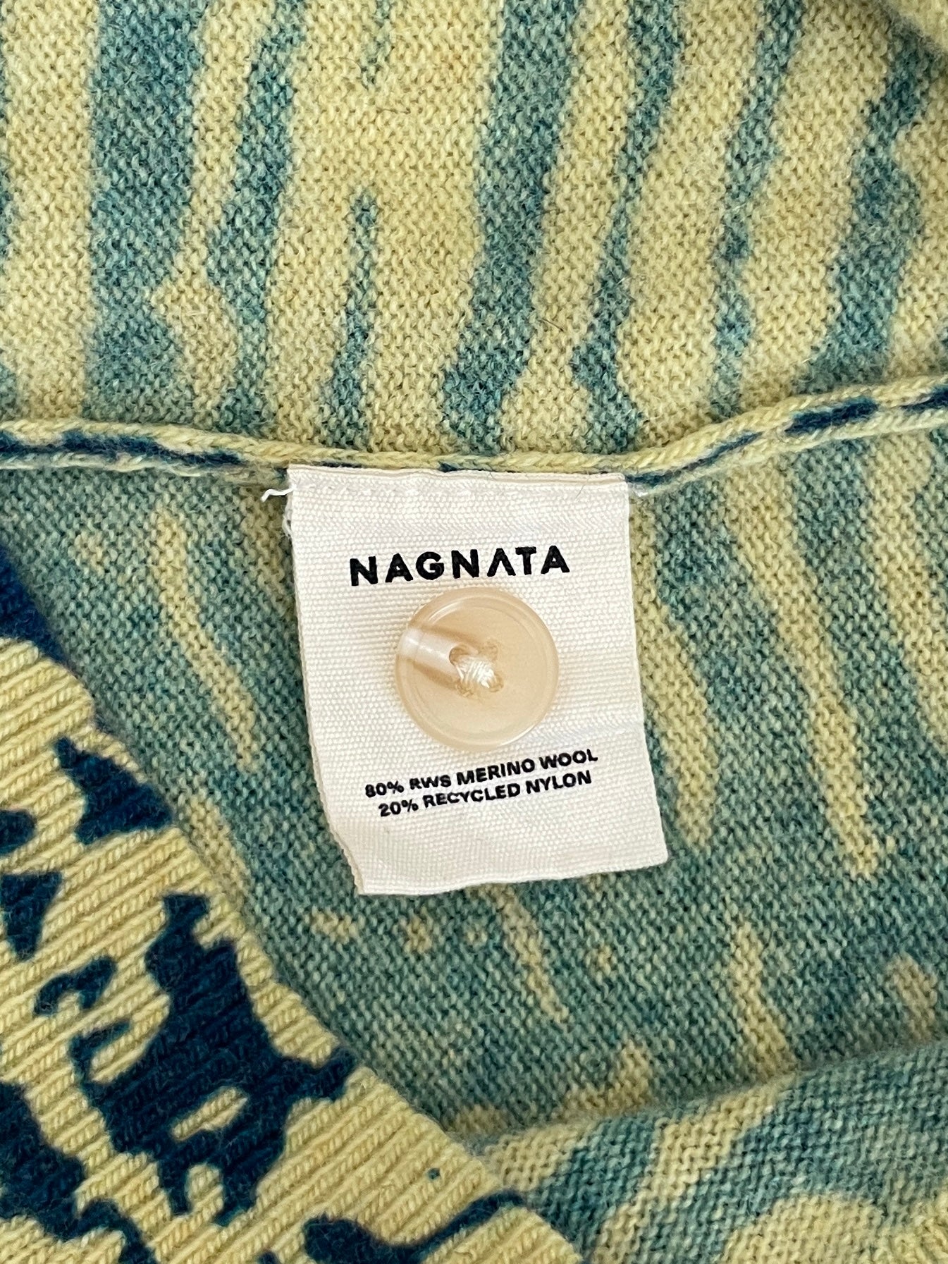 'Mirage' Cropped Knit Cardigan, Size S