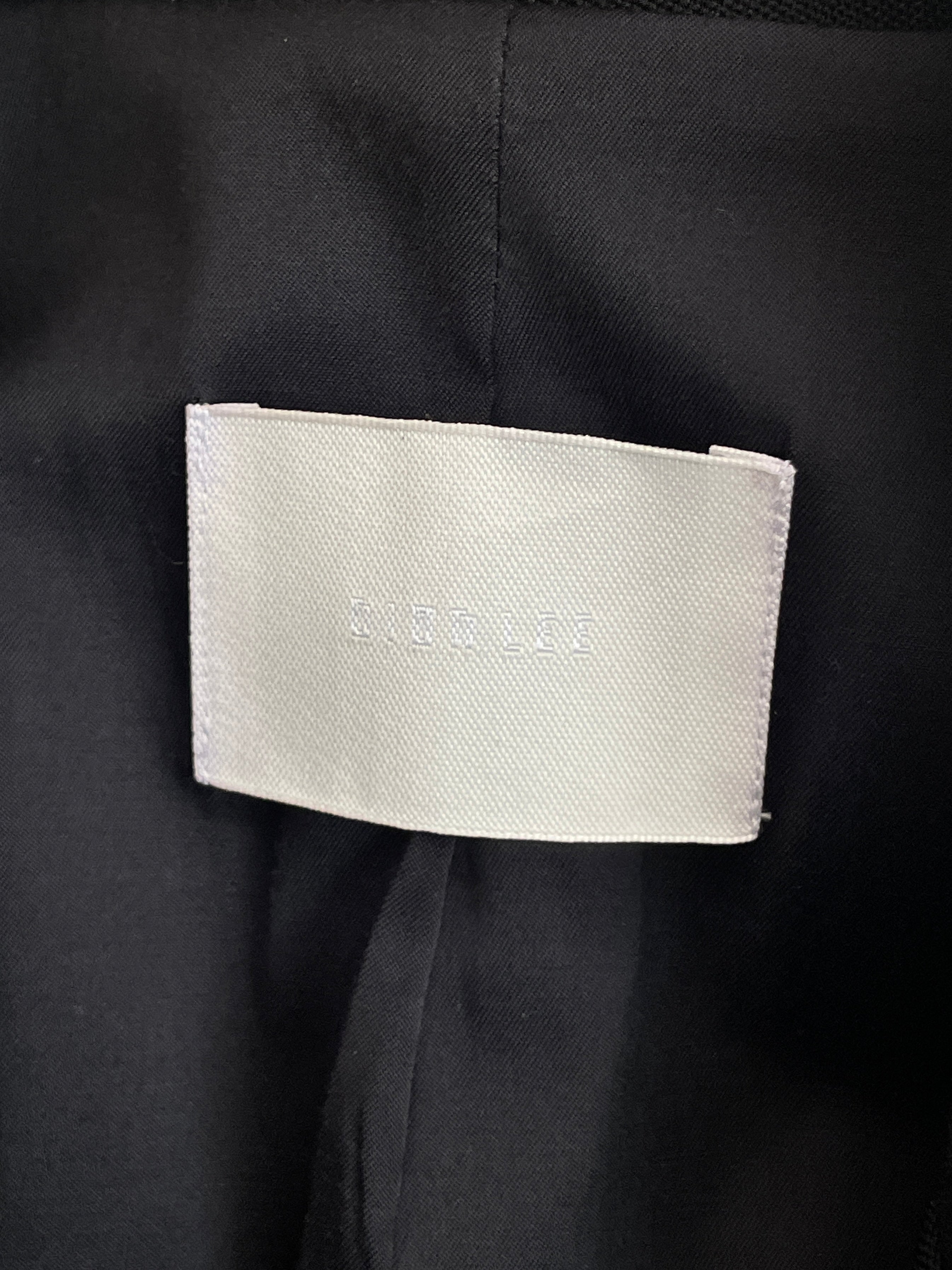 Bar Hook Cropped Blazer Jacket, Size AU 8
