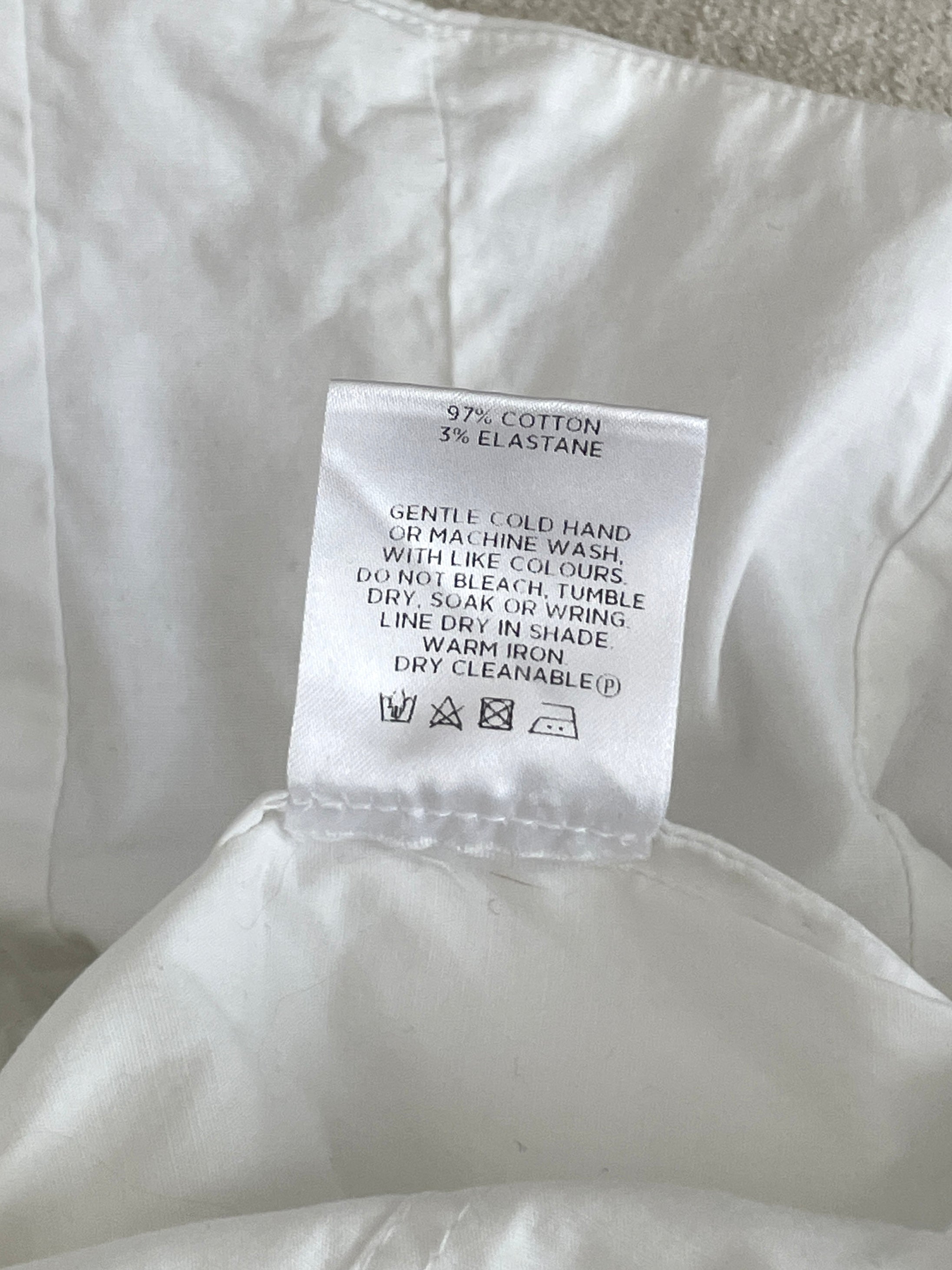 'Faith' Corset Style Cropped Shirt, Size 0 | AU 6