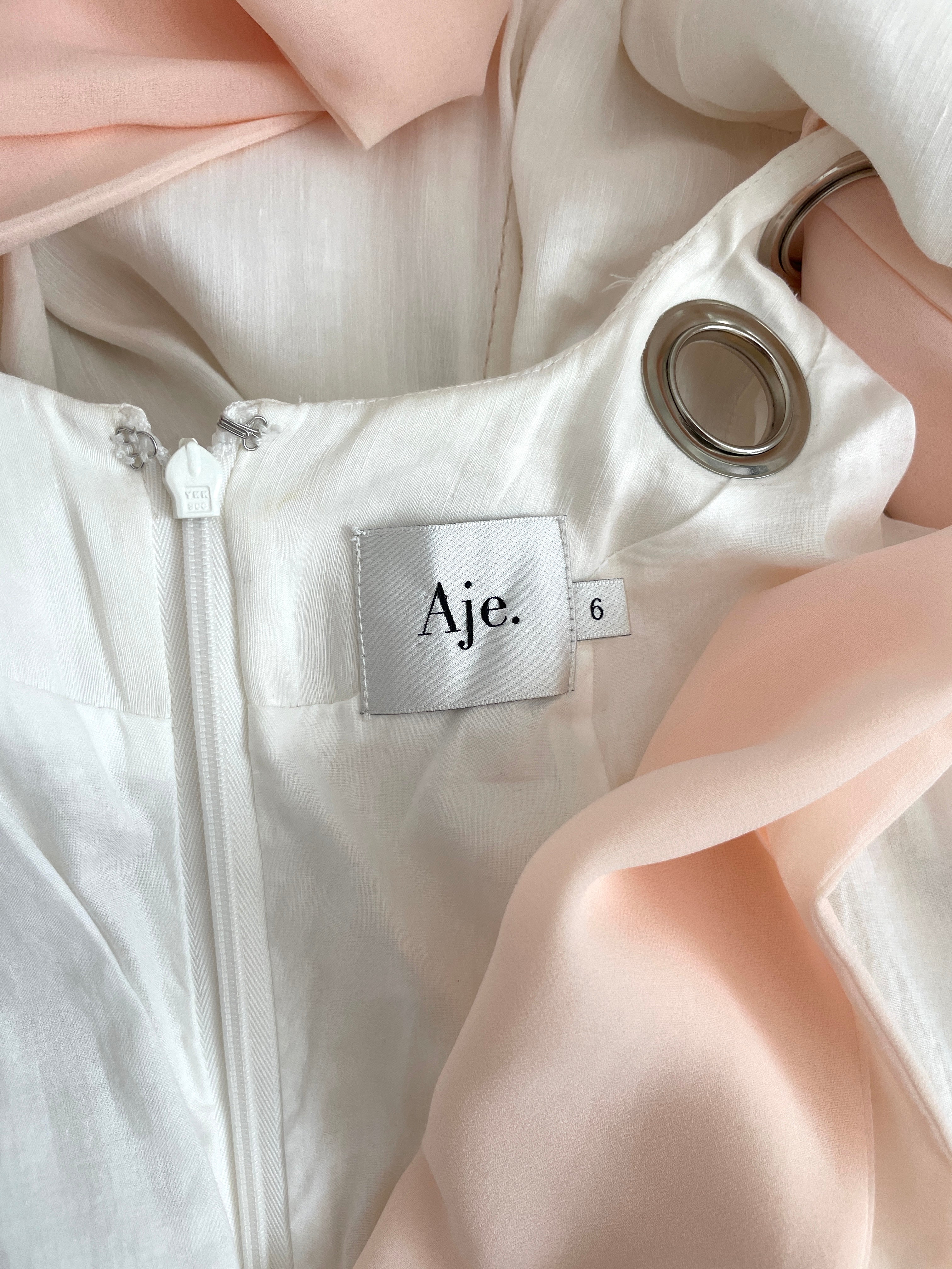 'Overture' Laced Ballet Midi Dress, Size AU 6