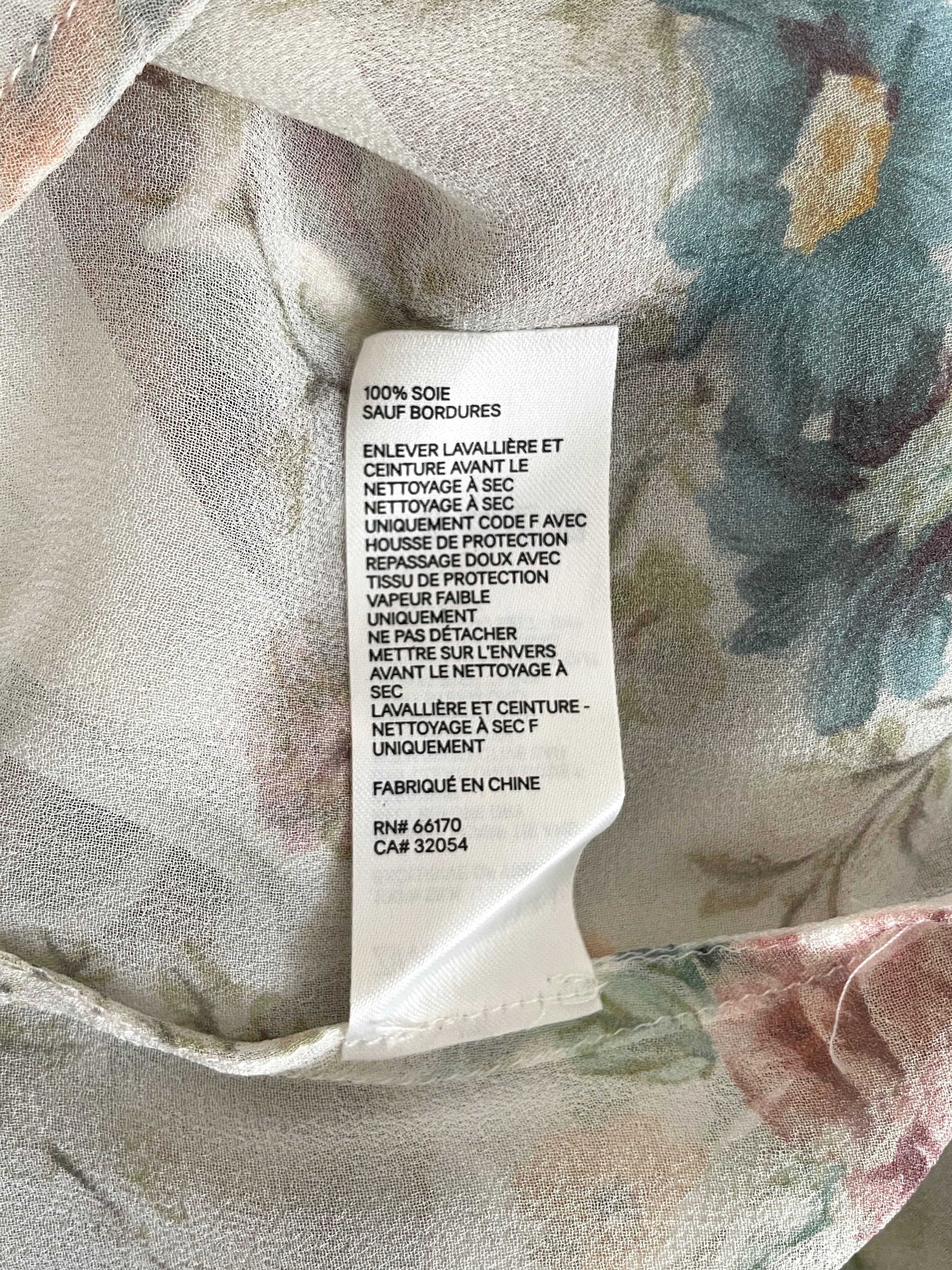 'Wavelength' Silk Floral Midi Dress, Size 3 | AU 14
