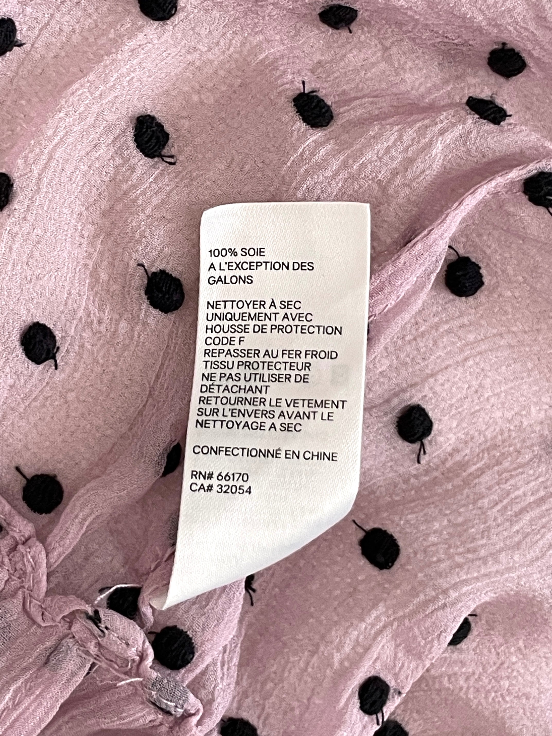 'Ninety-Six' Silk Tie-Neck Dress, Size 3 | AU 14