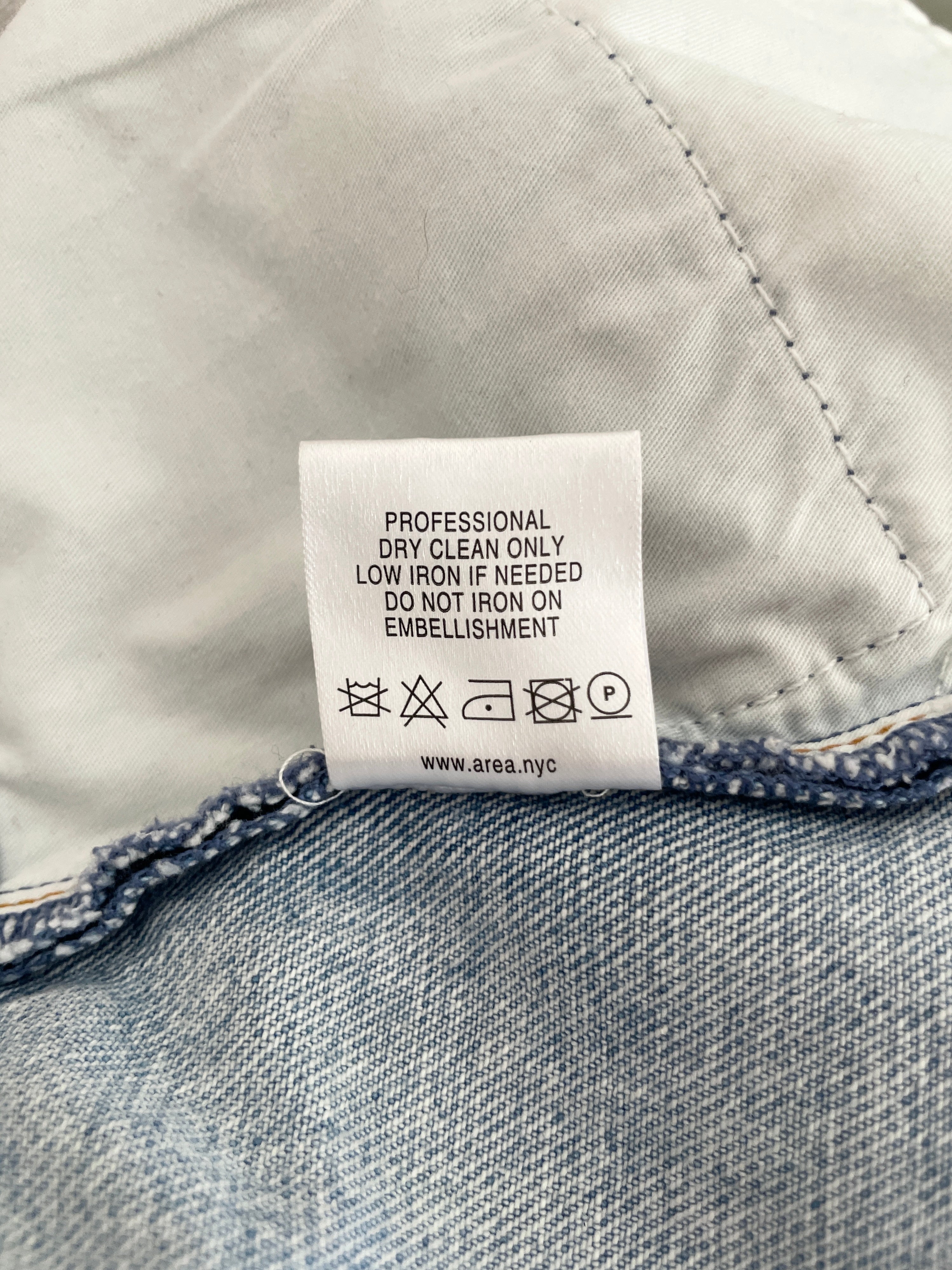 Wide Leg Crystal Slit Jeans, Size 25
