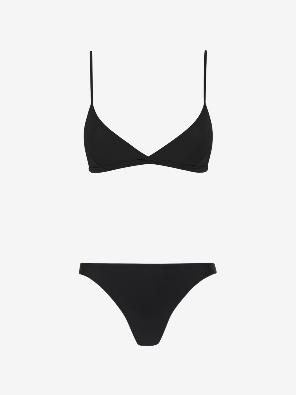 Tri Crop Top + Classic Brief Bikini Set, Size 2 | AU 8