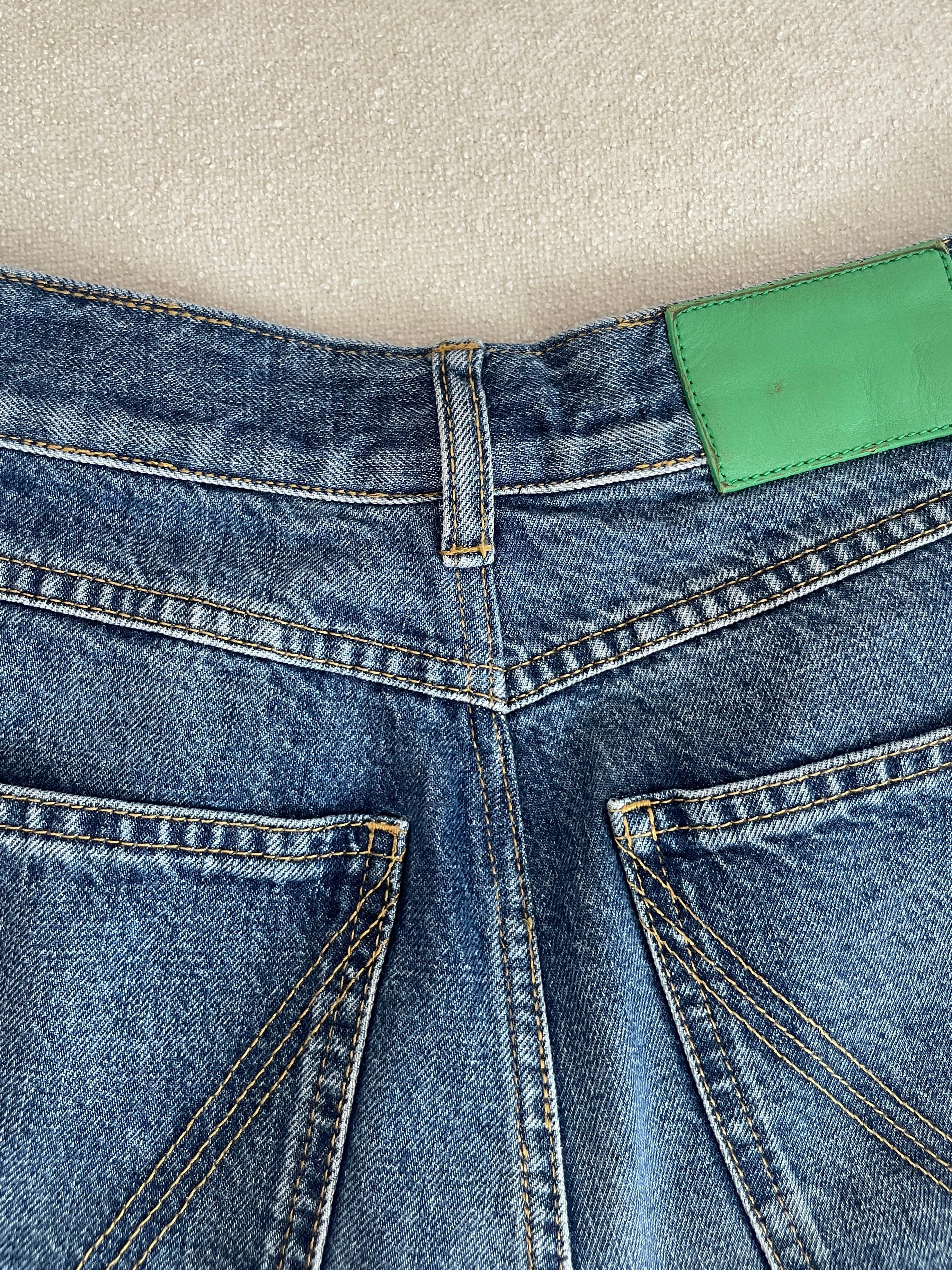 High Rise Straight Denim Jeans, Size 38 | AU 6