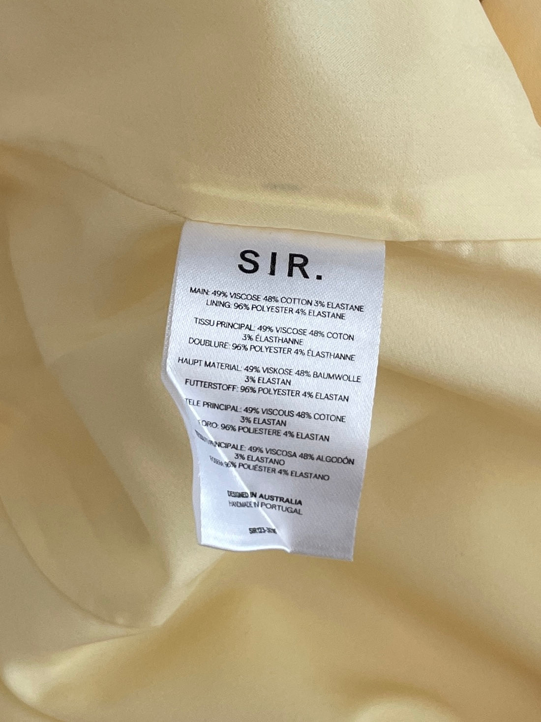 'Giacomo' Front Split Midi Skirt, Size 0 | AU 6