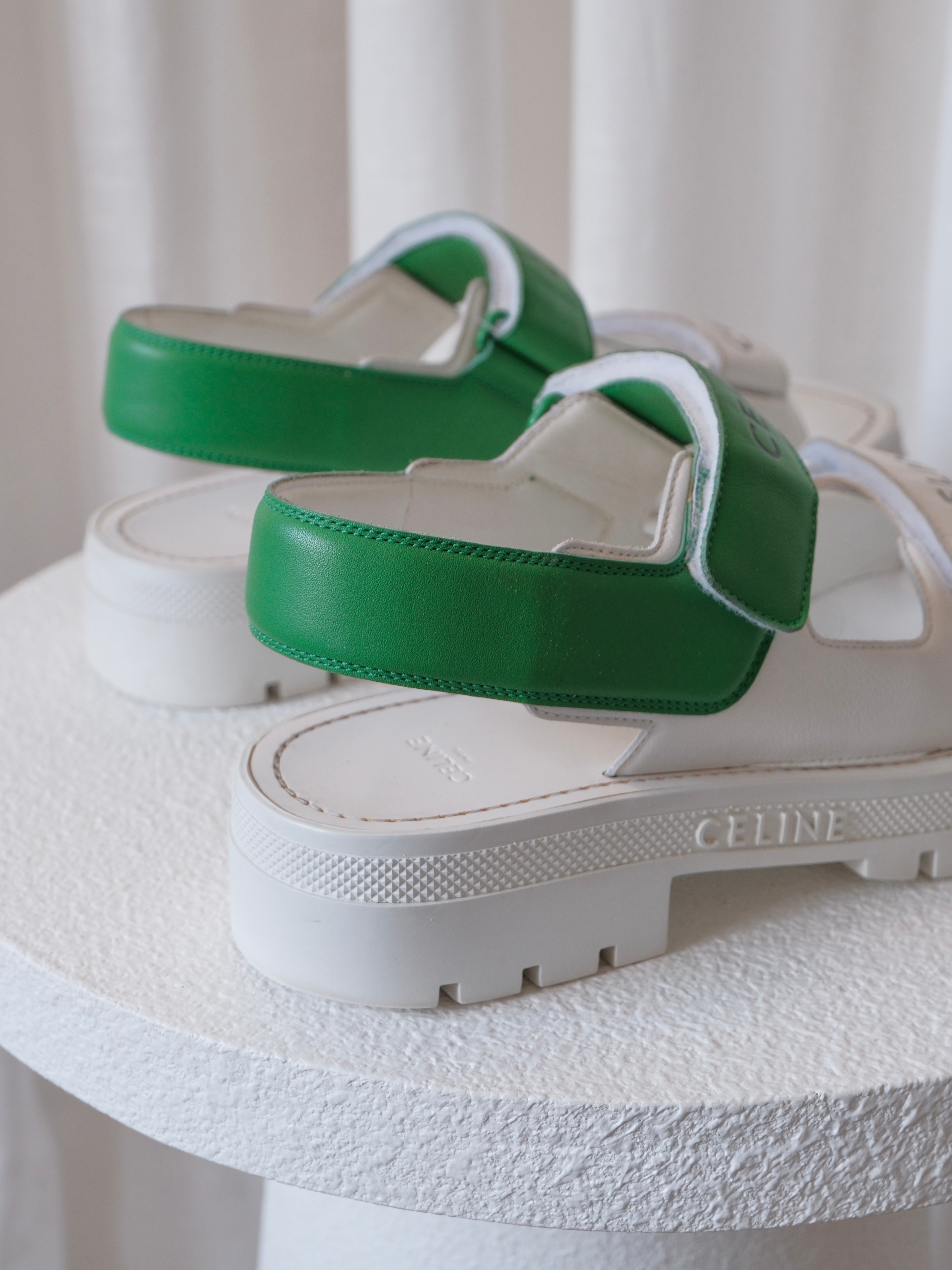 SS22 'Leo' Leather Sandals, Size 39
