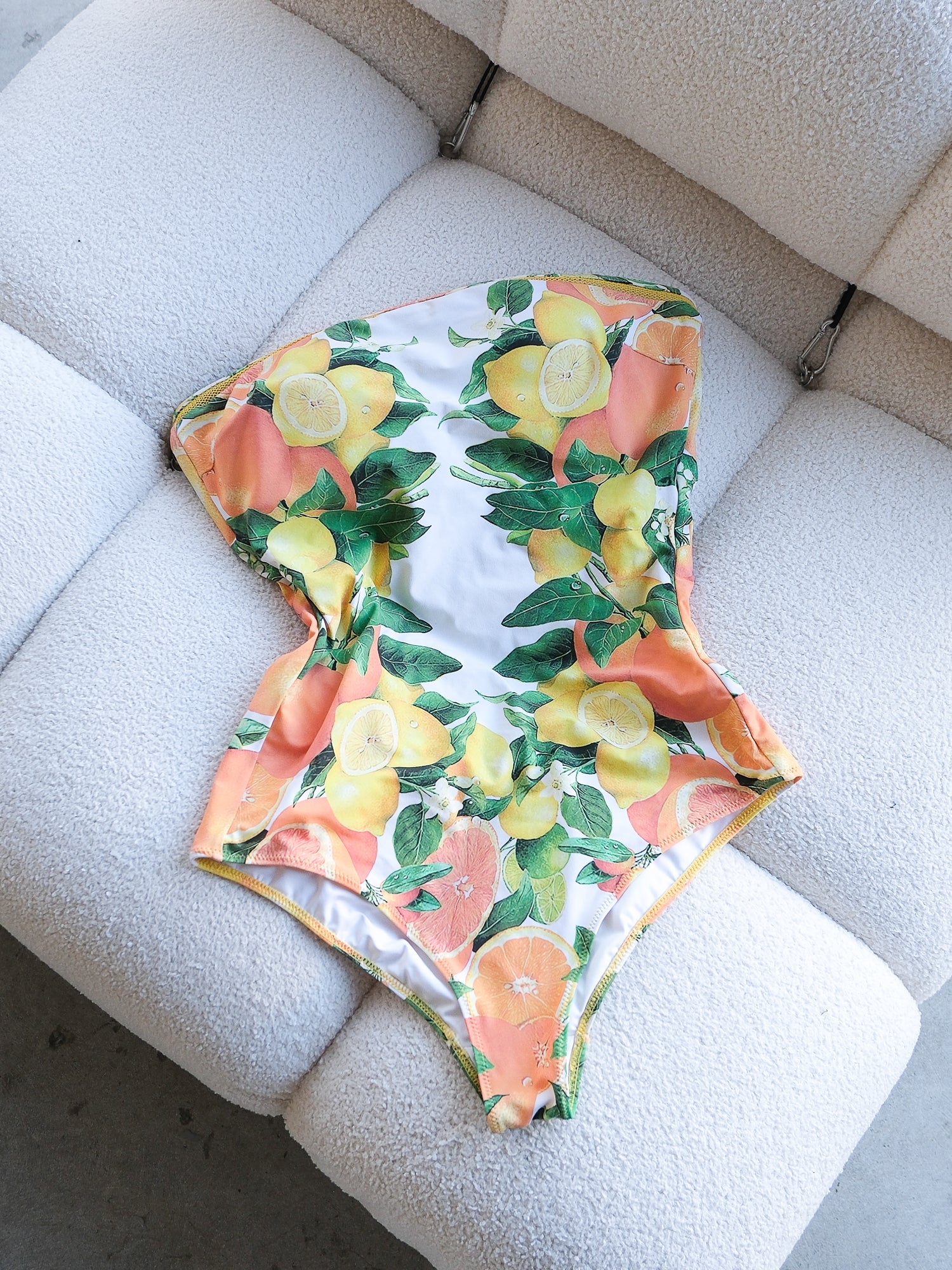SS16 'Iconic Prints' Citrus One-Piece Swimsuit, Size S