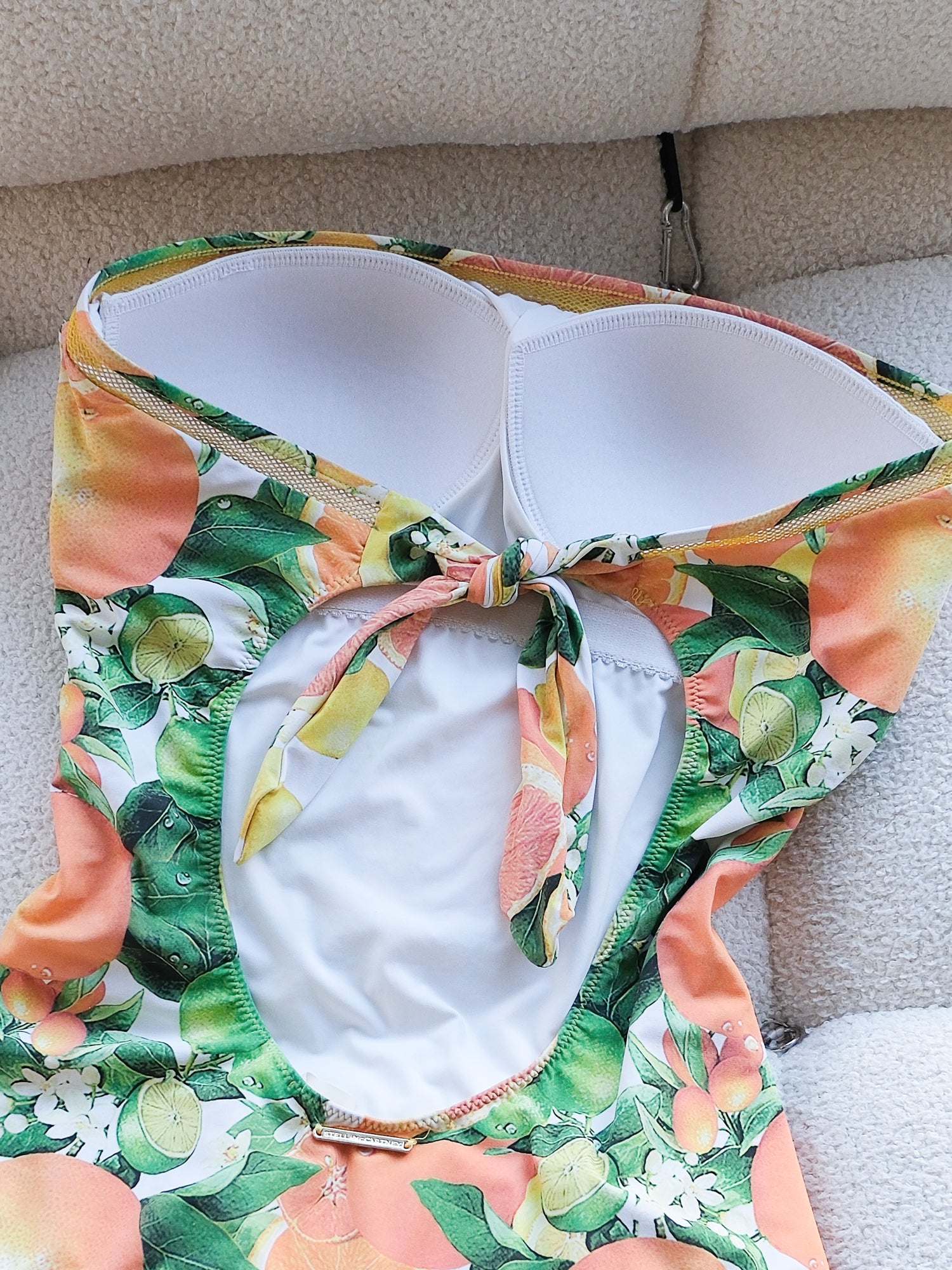 SS16 'Iconic Prints' Citrus One-Piece Swimsuit, Size S