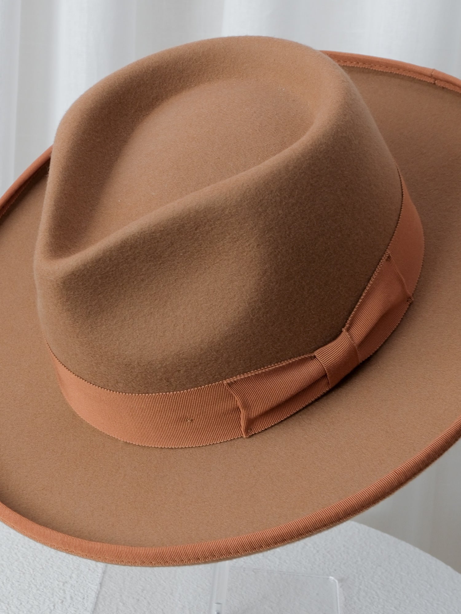 'Peirre' Unisex Wool Fedora Hat, Size XL | 61cm