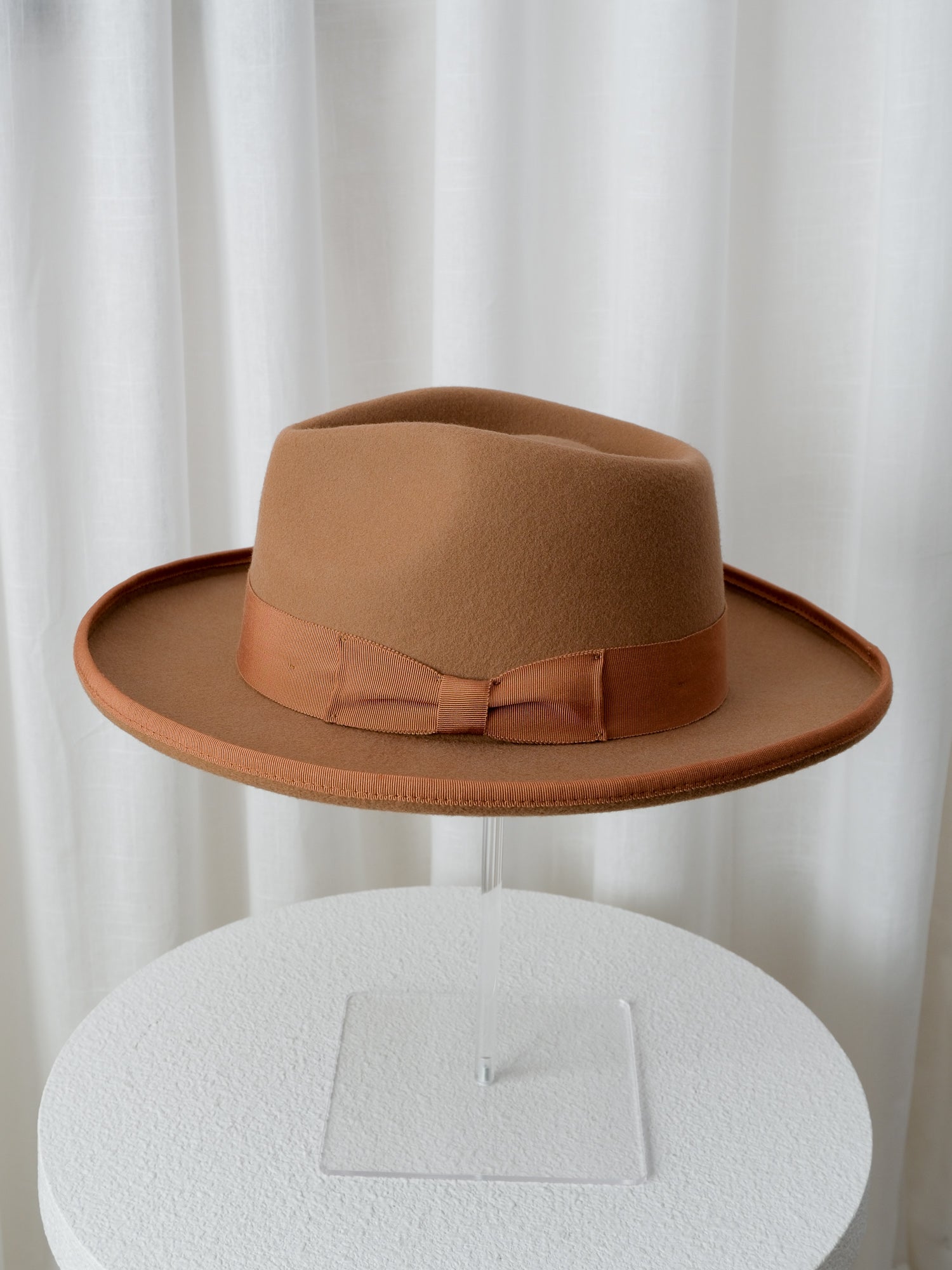 'Peirre' Unisex Wool Fedora Hat, Size XL | 61cm