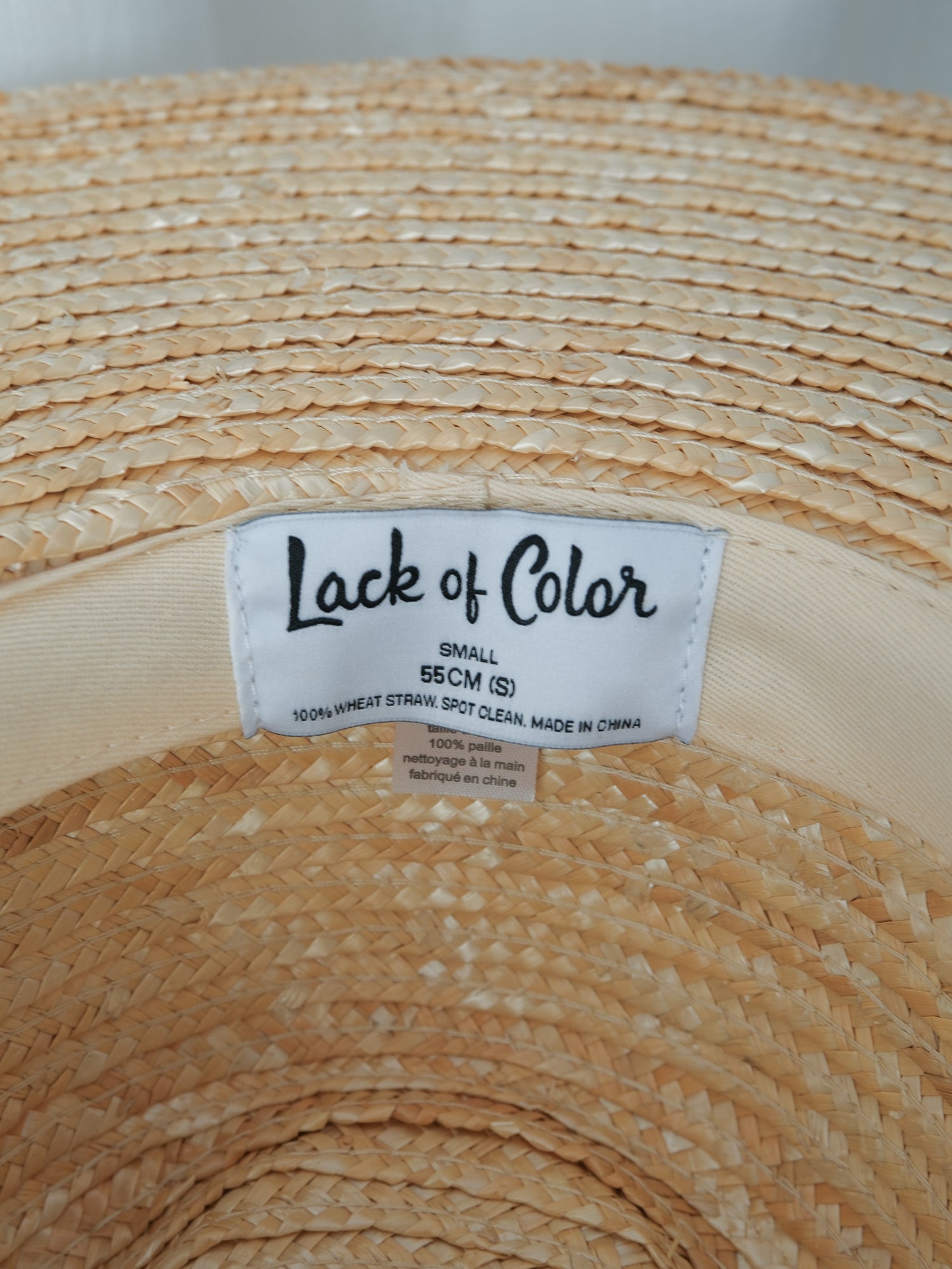 'The Spencer' Wide Brimmed Straw Fedora Hat, Size S | 55cm