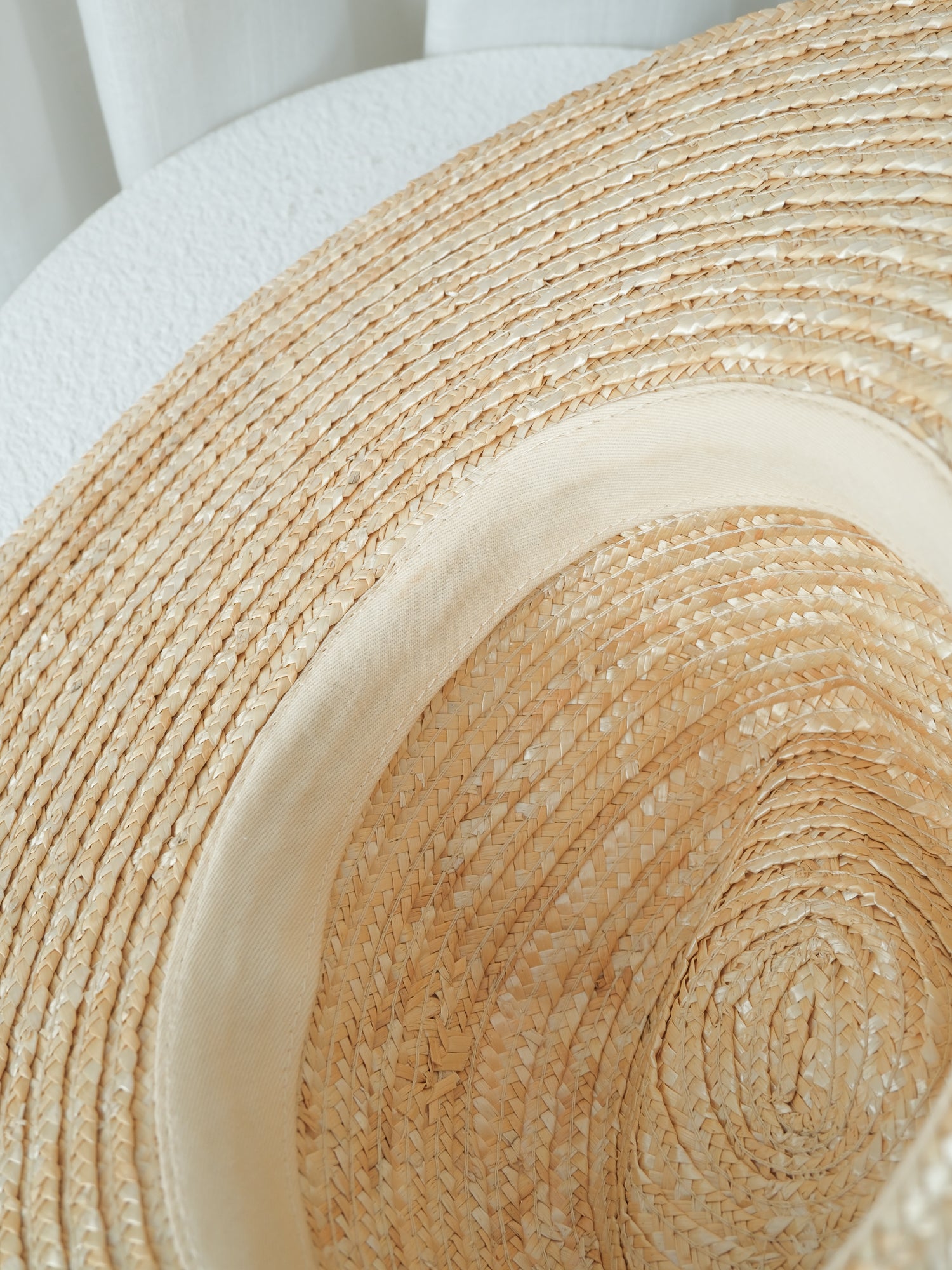 'The Spencer' Wide Brimmed Straw Fedora Hat, Size S | 55cm