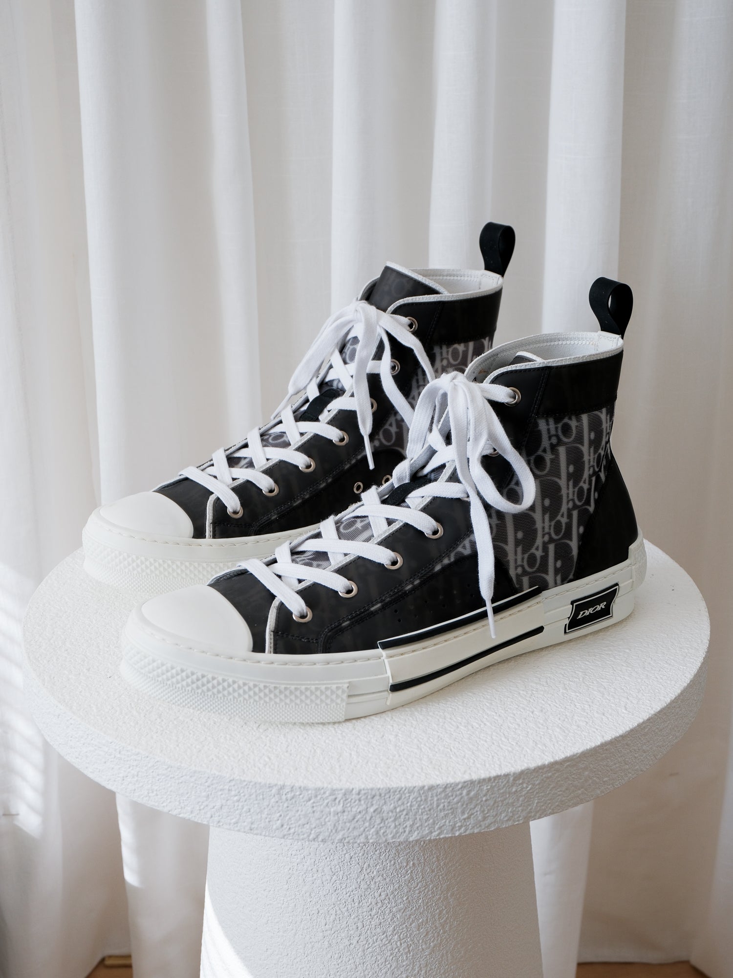 'B23 League' Oblique Canvas Sneakers, Size EU 45 | AU 12