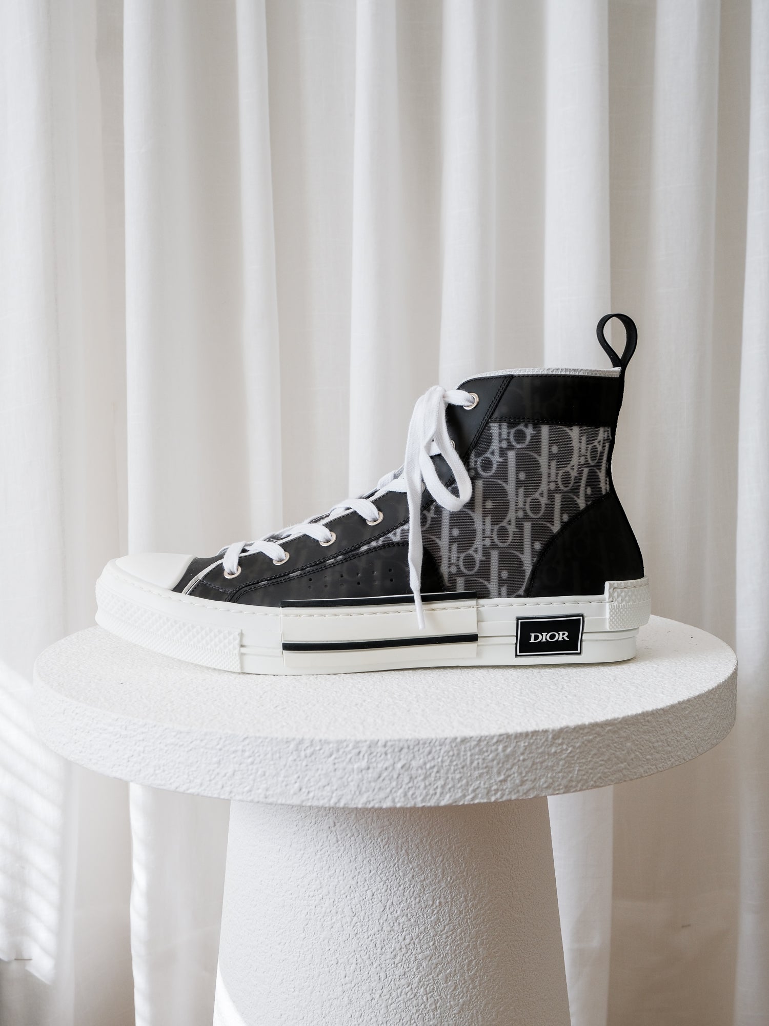 'B23 League' Oblique Canvas Sneakers, Size EU 45 | AU 12