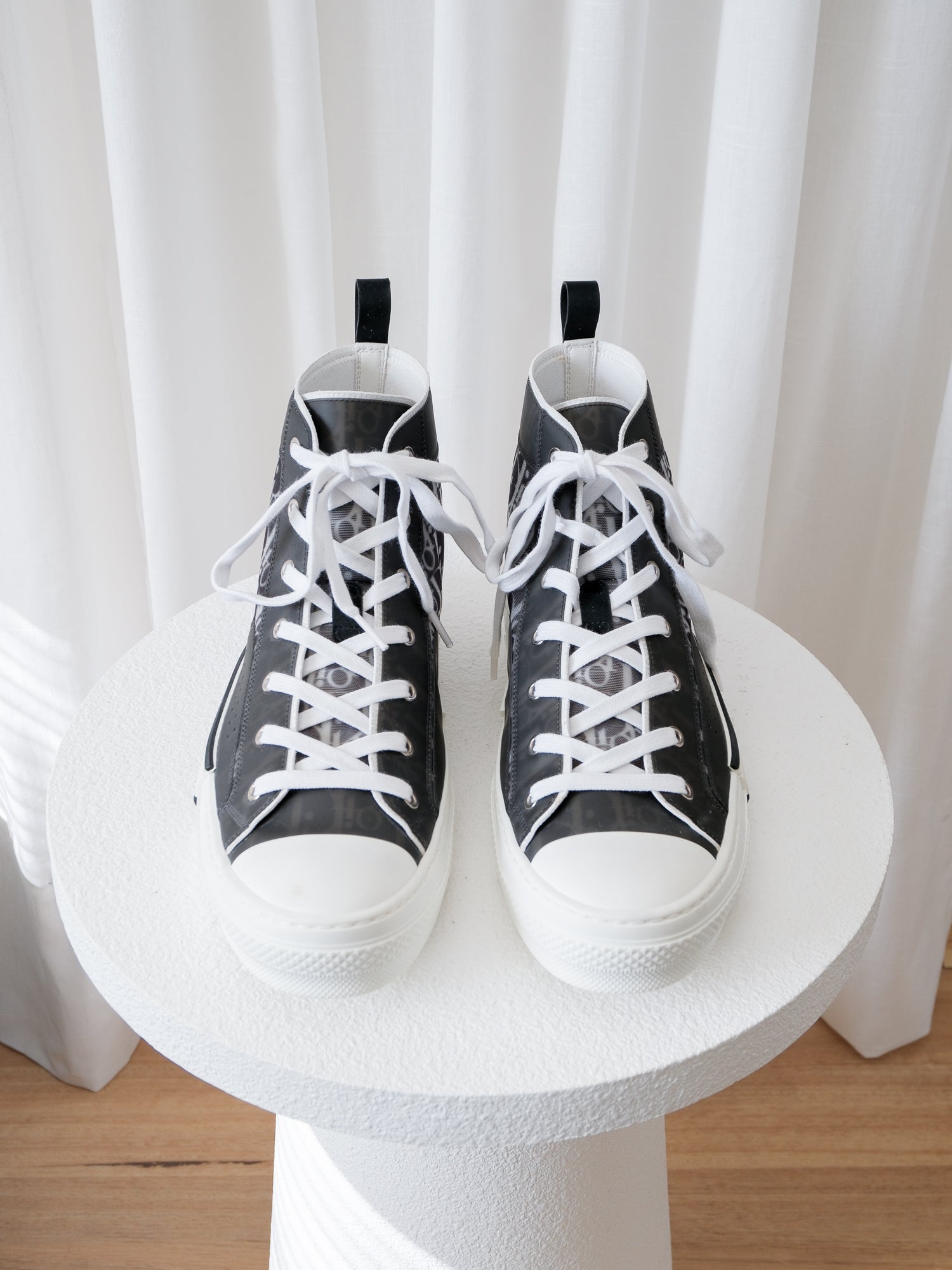 'B23 League' Oblique Canvas Sneakers, Size EU 45 | AU 12