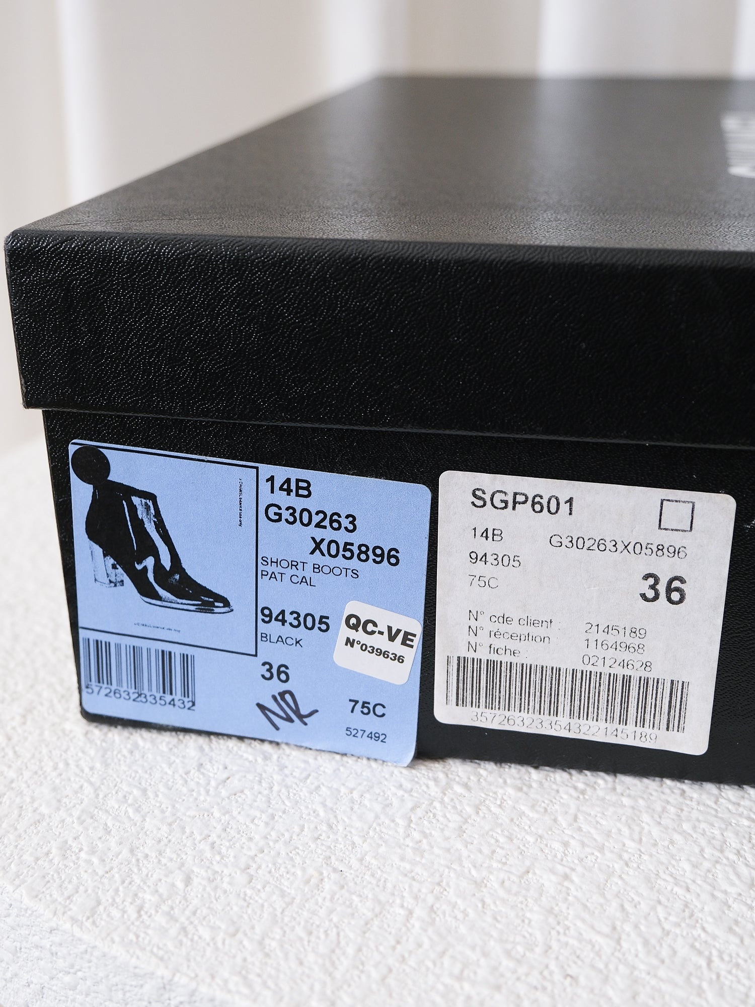 AW14 Patent Leather Heeled Ankle Boots, Size 36C