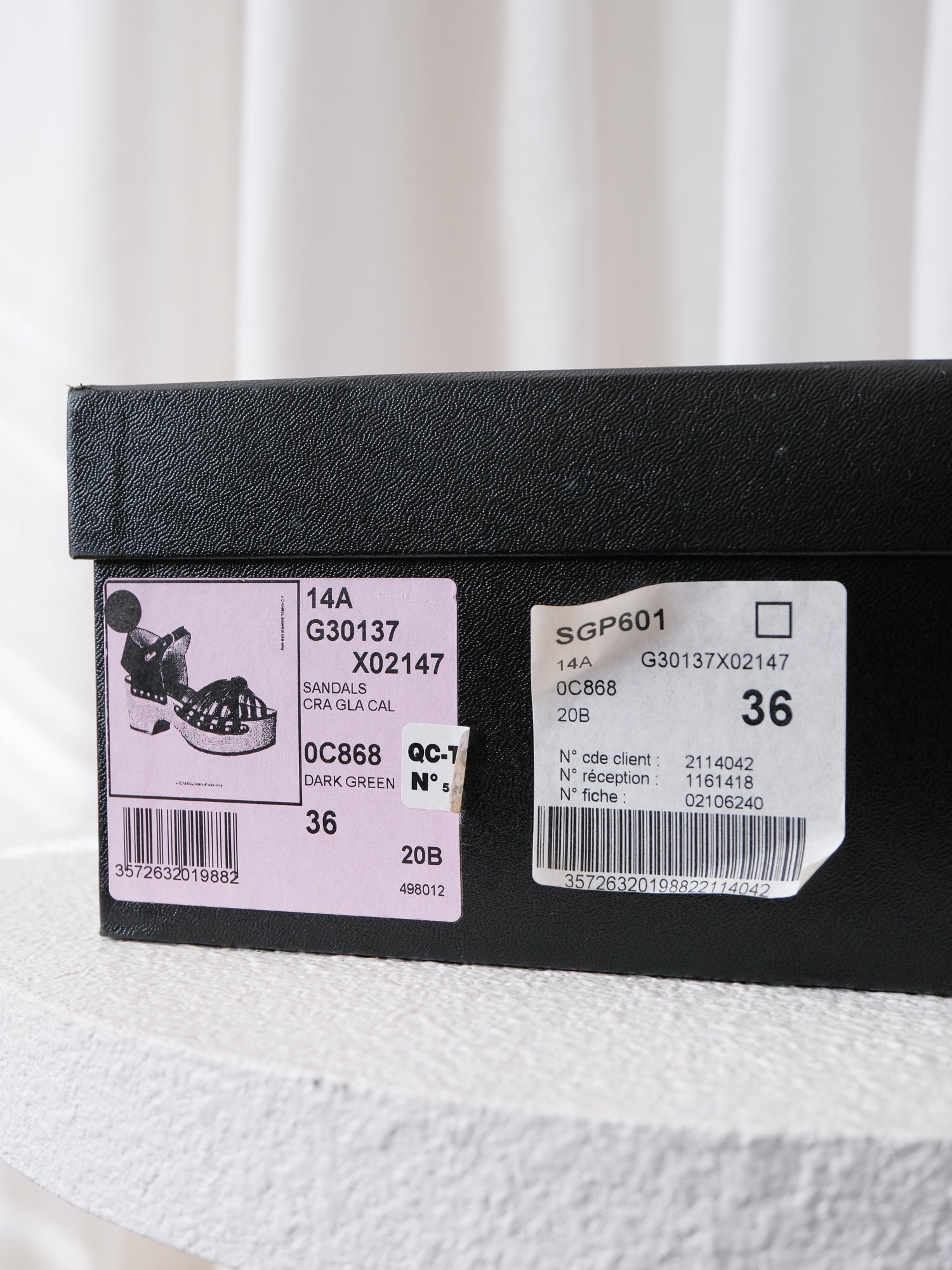 AW14 Strappy Platform Clog Sandals, Size 36