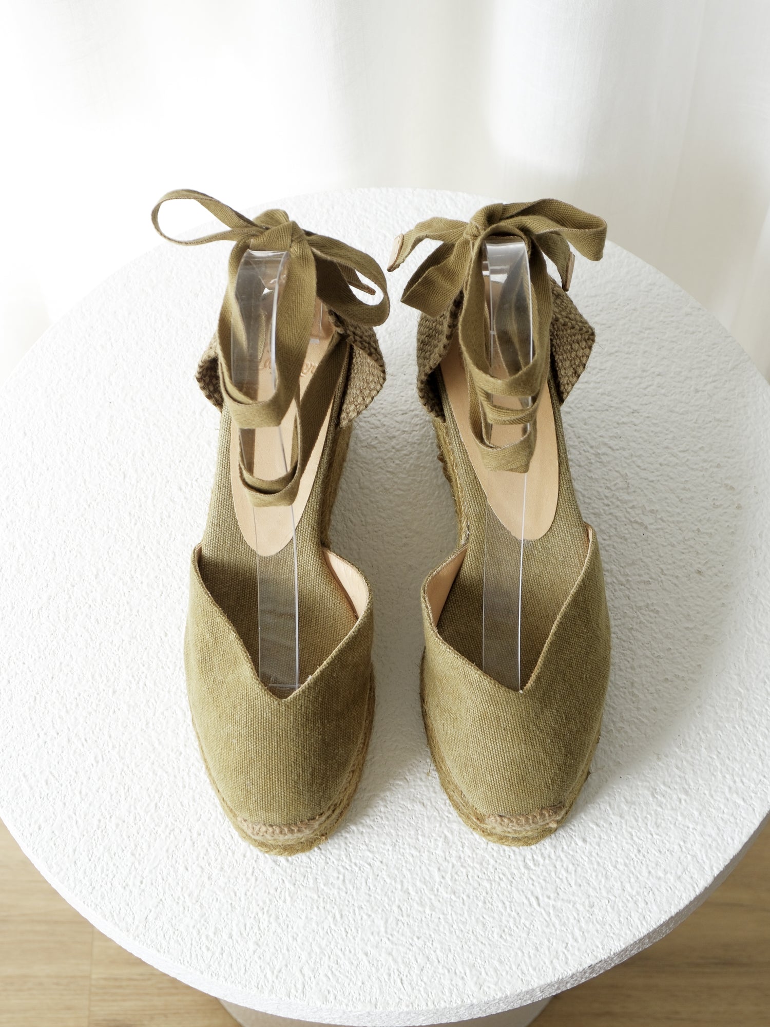 'Chiara 60' Wedge Espadrilles, Size IT 36
