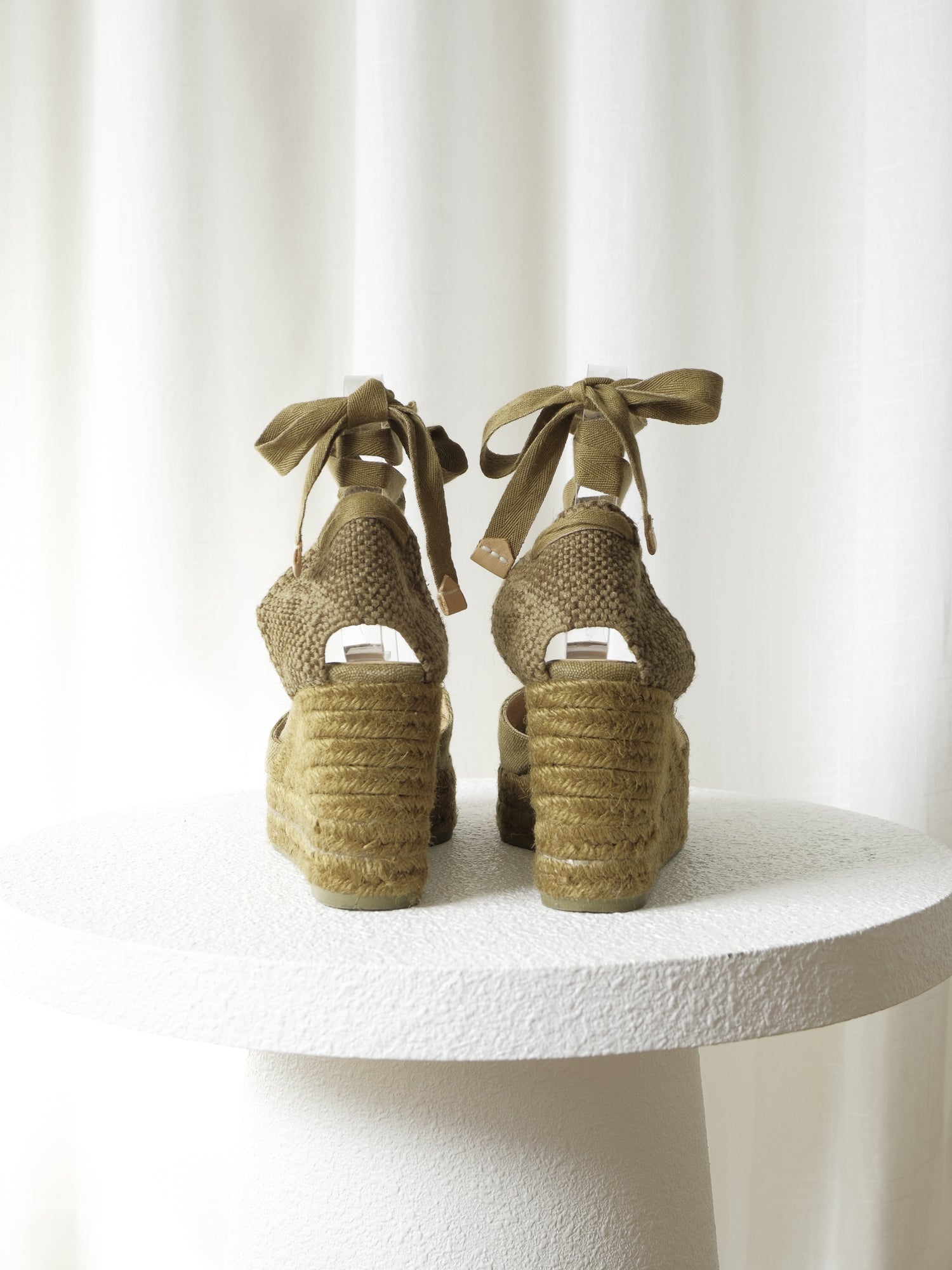 'Chiara 60' Wedge Espadrilles, Size IT 36