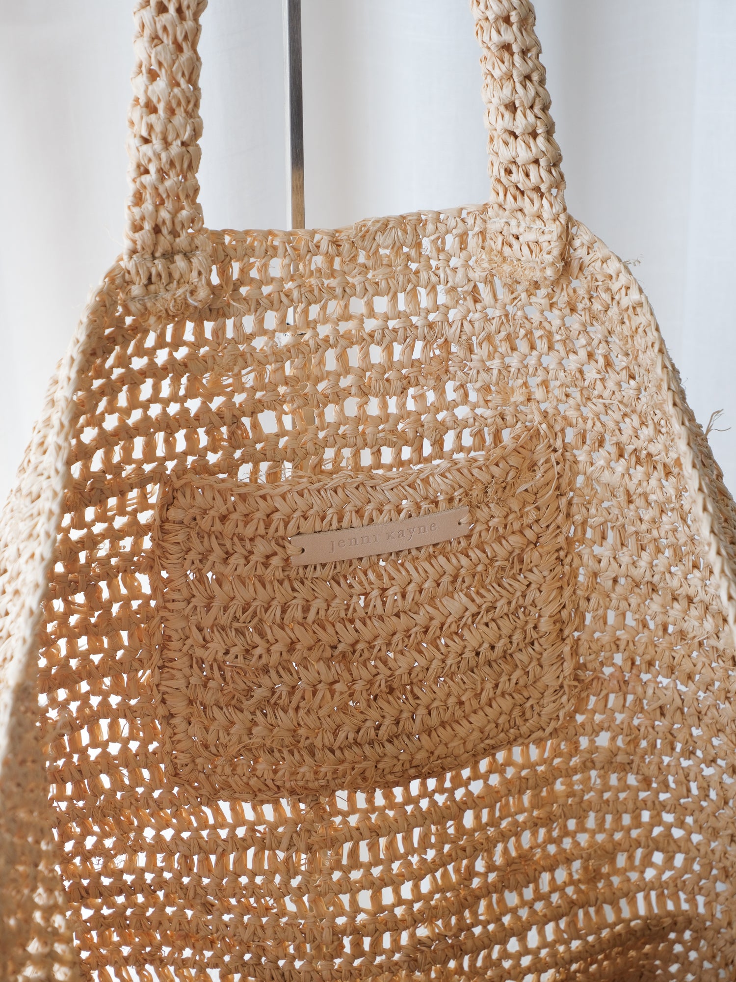 Woven Raffia Tote Bag