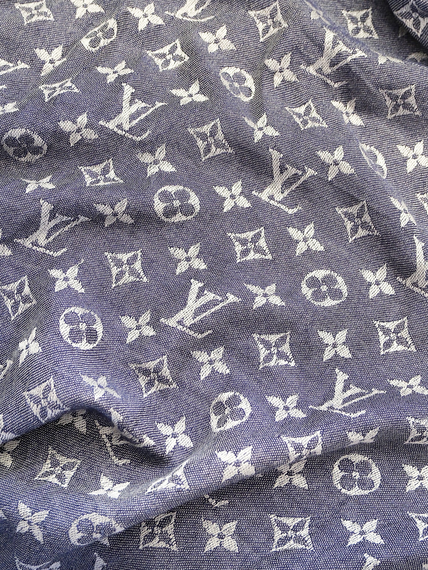 M71376 Monogram Denim Shawl