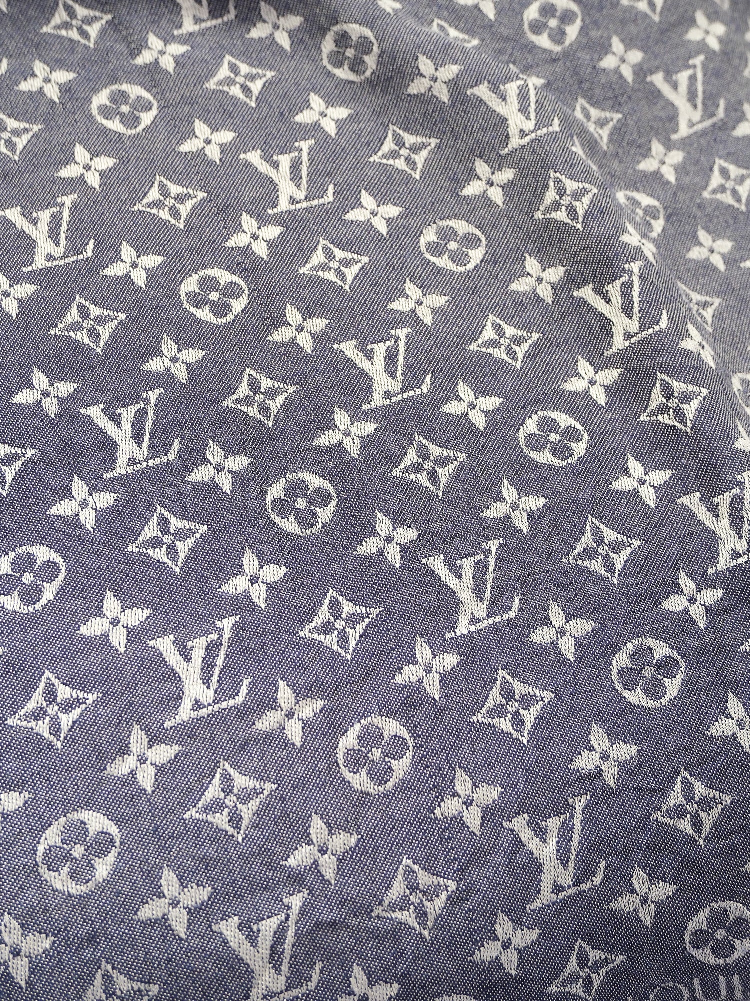 M71376 Monogram Denim Shawl